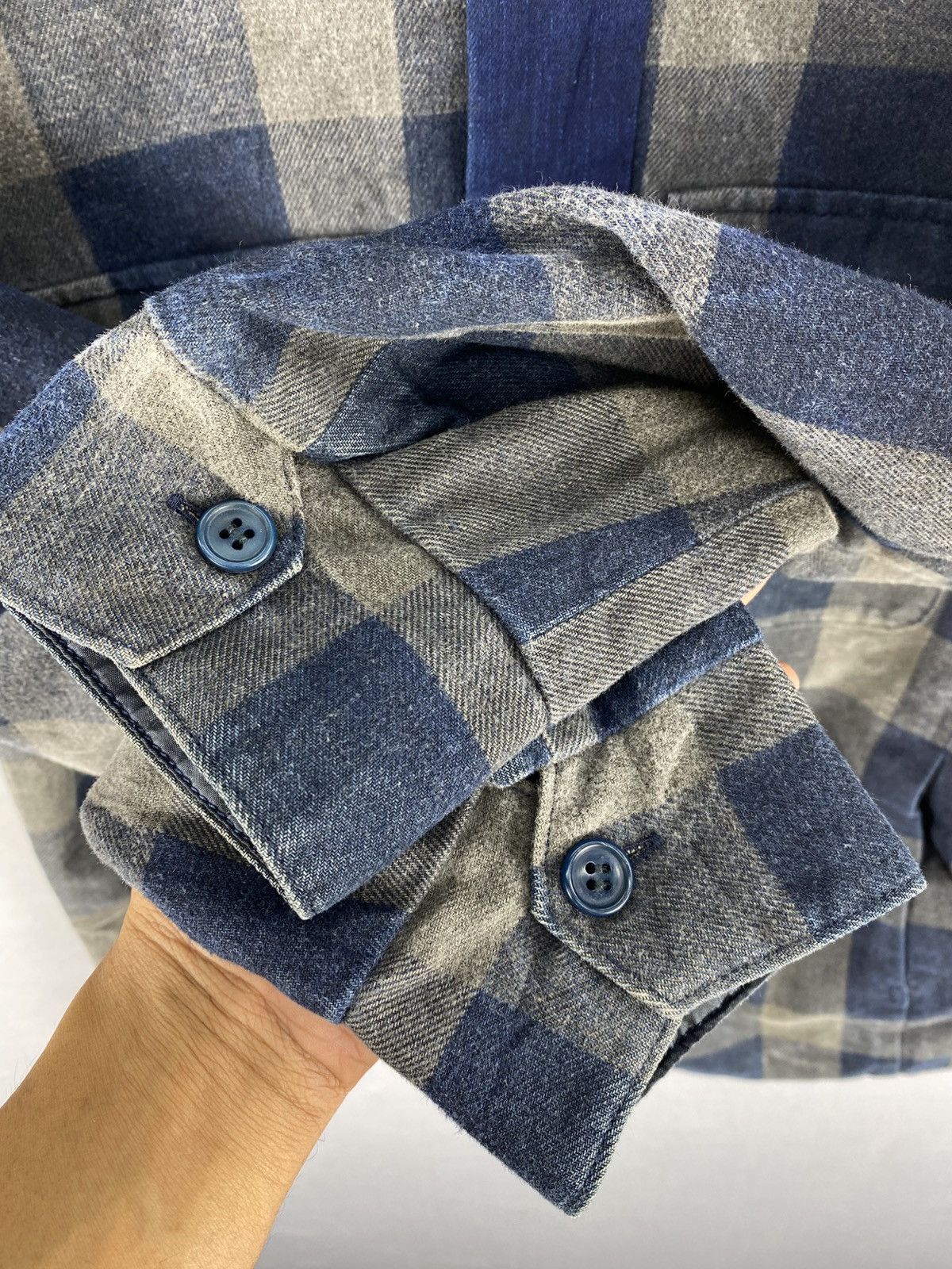 Blue Blue Japan Vintage Flannel Checkered By Blue Blue Japan Size US M / EU 48-50 / 2 - 9 Thumbnail