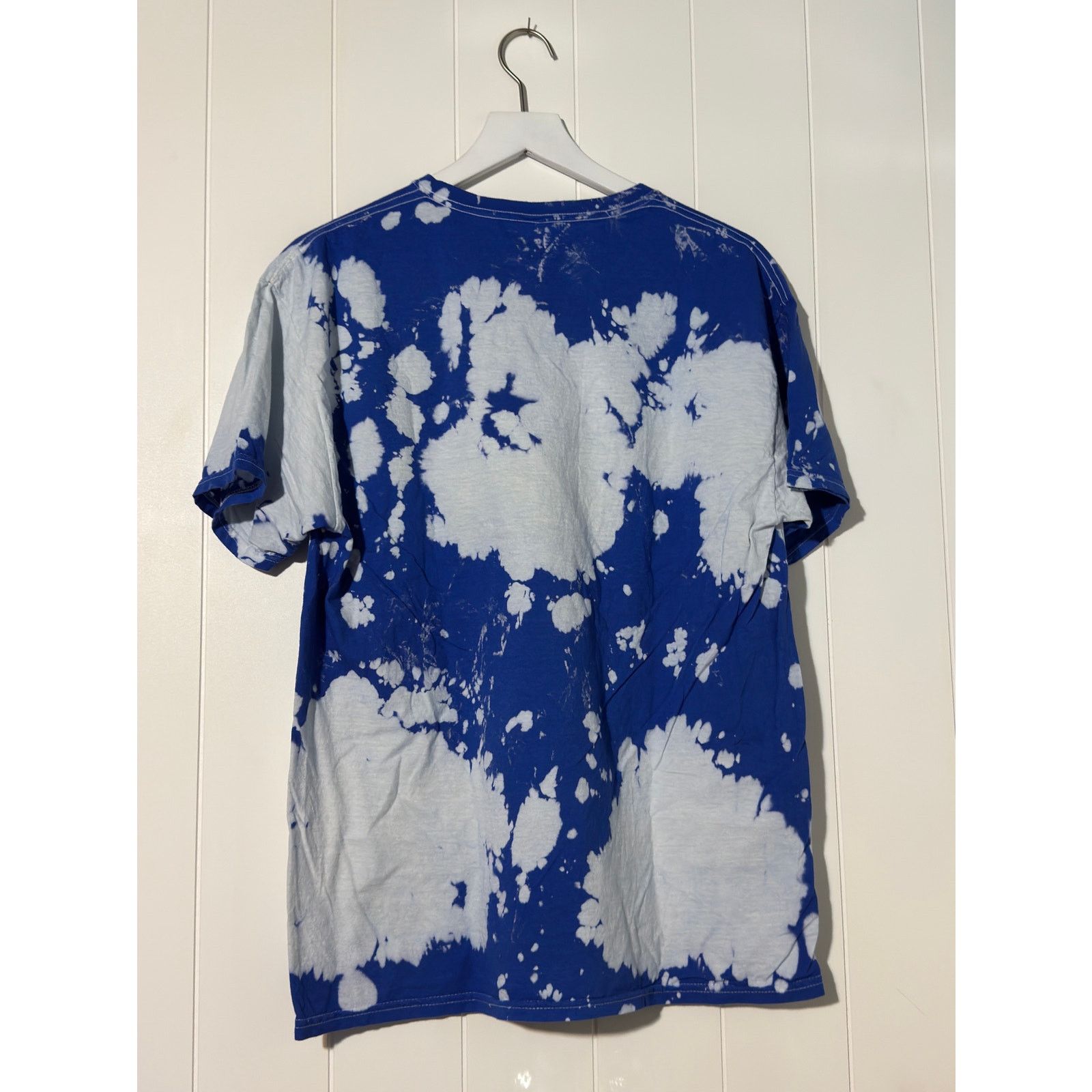 Unknown London ACDC Money Talks Tie-Dye T-Shirt Blue and White Size Medium Size US M / EU 48-50 / 2 - 3 Thumbnail