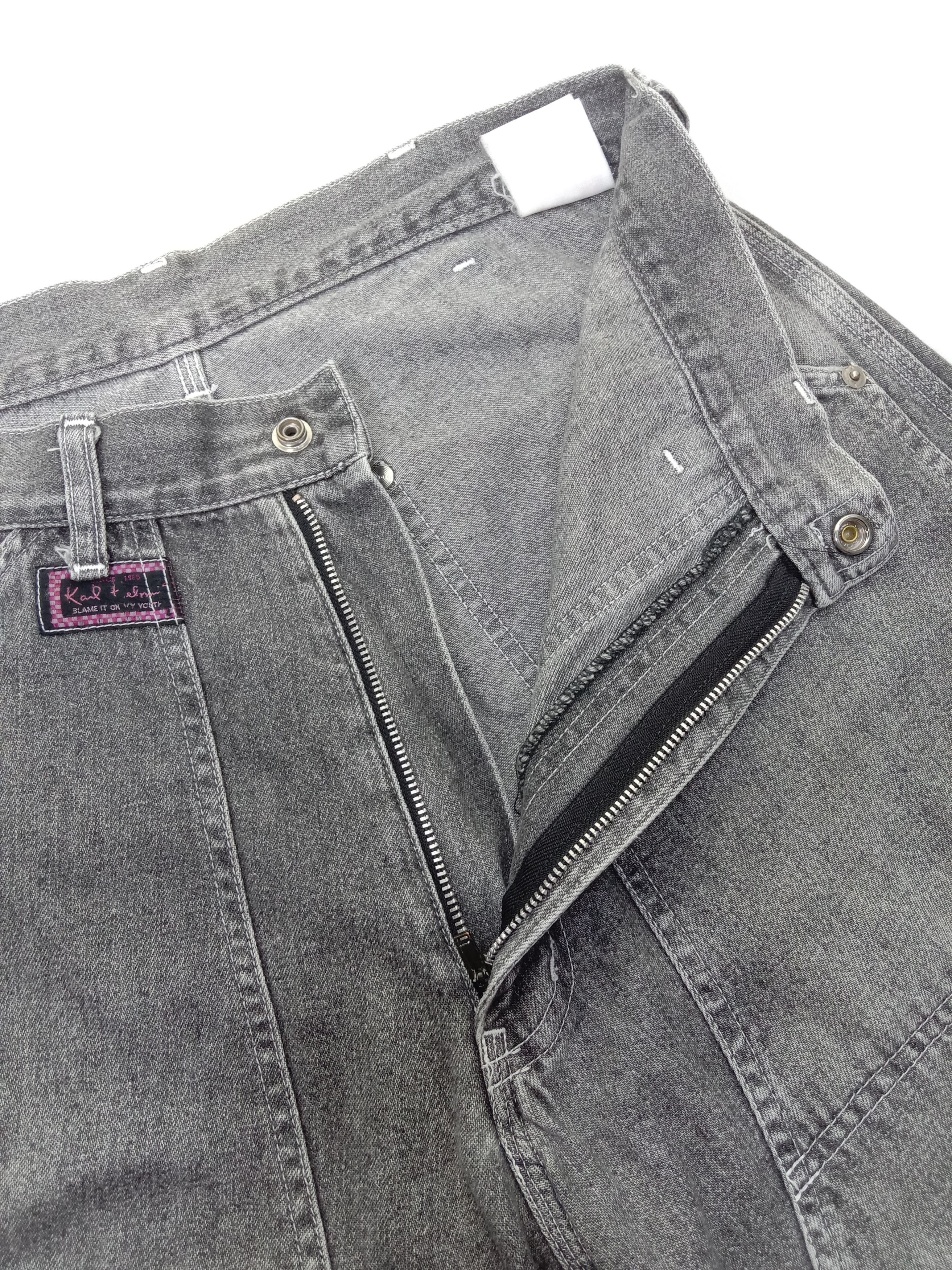 Japanese Brand Baggy Jeans Karl Helmut Double Knee Carpenter Wide Denim Size US 30 / EU 46 - 11 Thumbnail