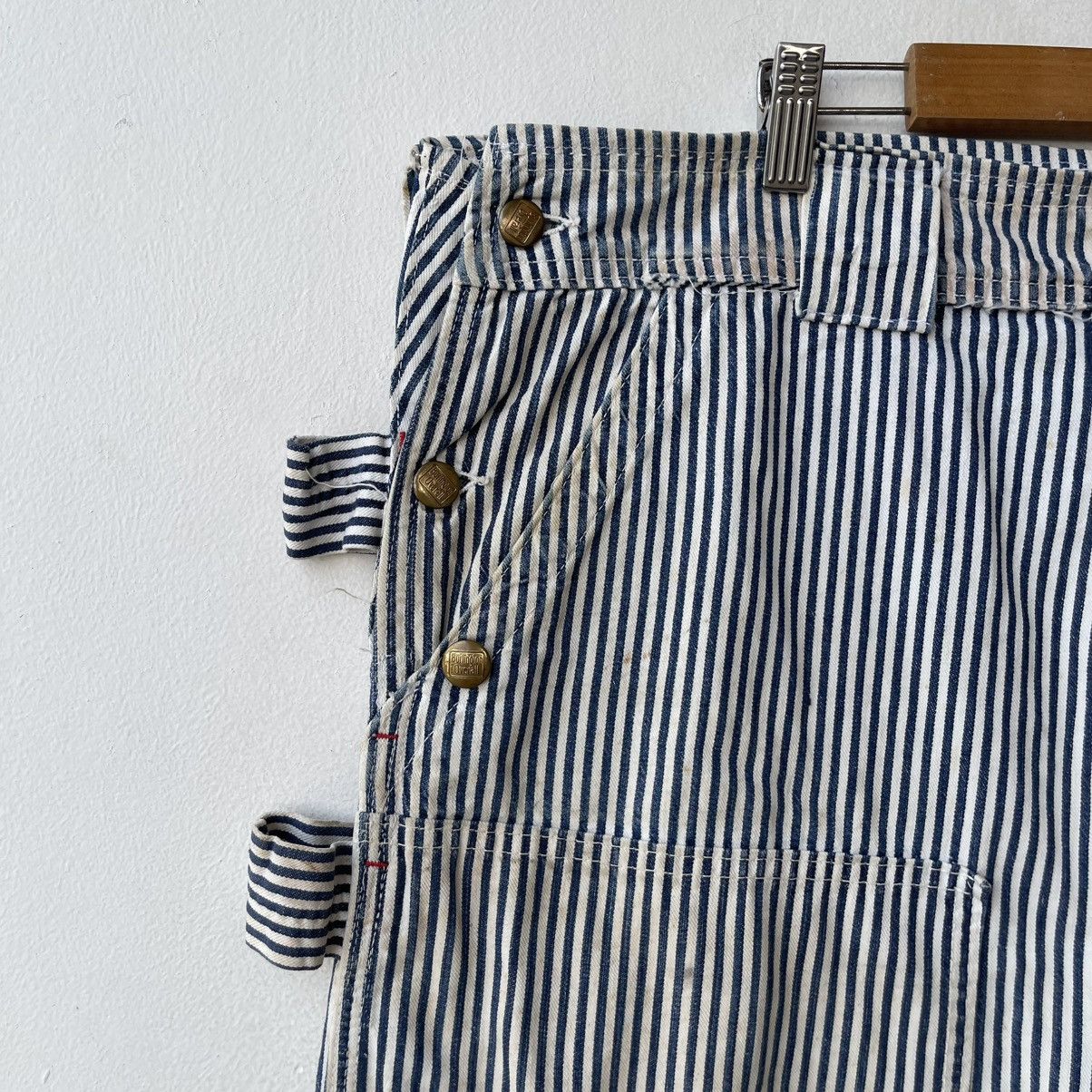 Vintage Vintage 50s Burlington Mfg Co Hickory Stripe Double Knee Size US 43 - 6 Thumbnail