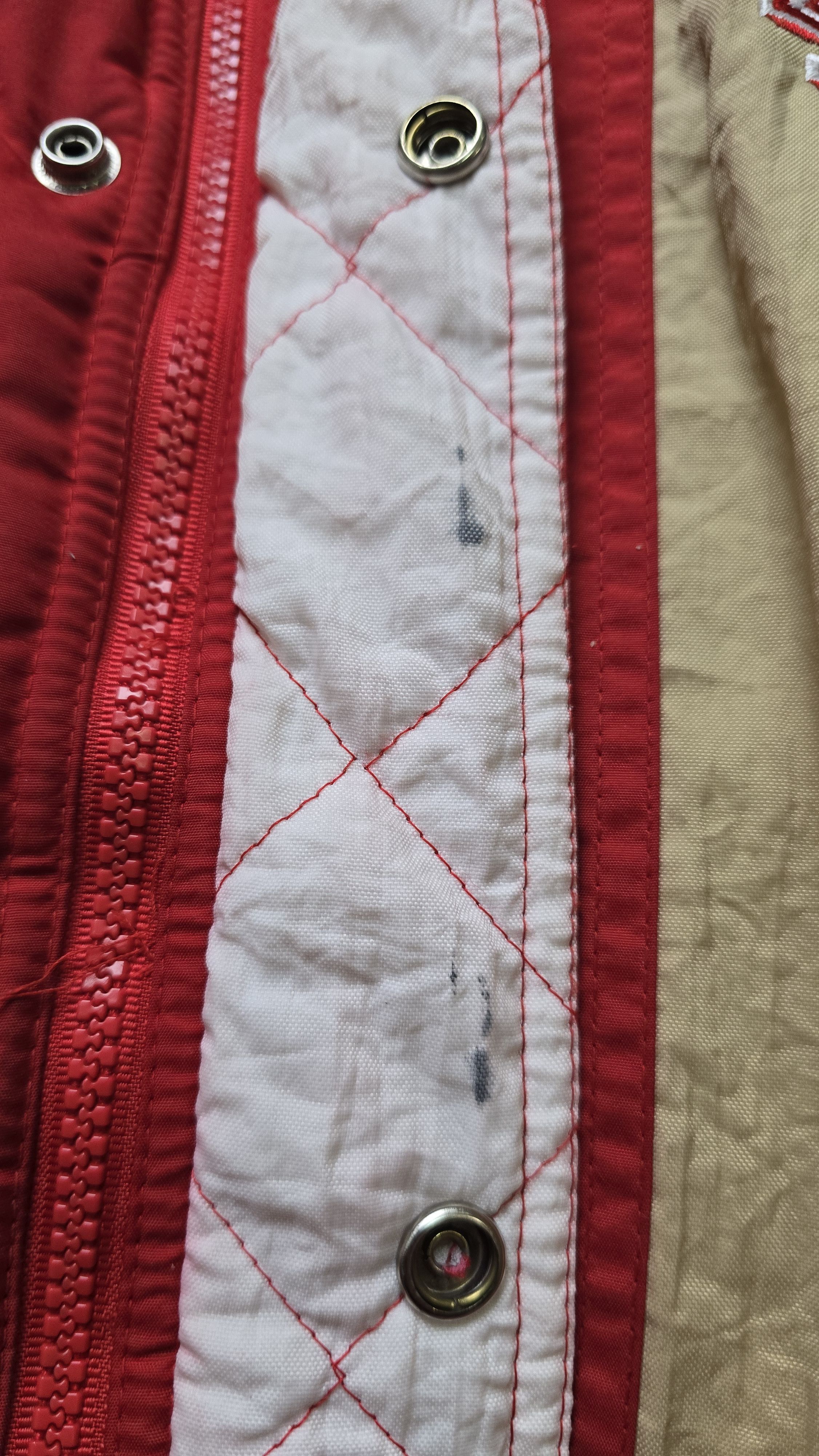 Starter VTG San Francisco 49ers Puffer Jacket 90s Hooded Big Logo Size US XL / EU 56 / 4 - 22 Thumbnail