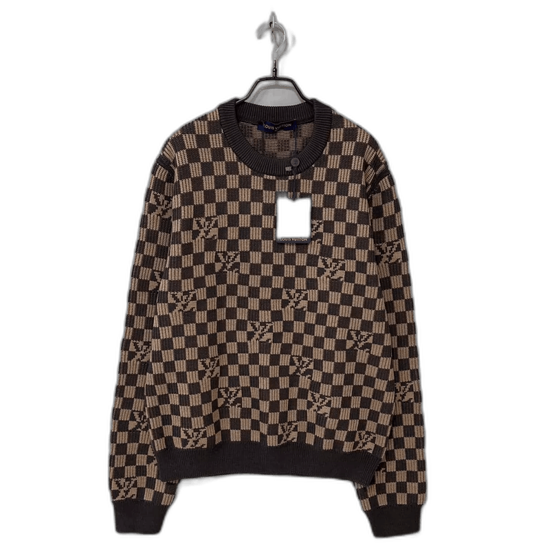 Louis Vuitton Louis Vuitton checkered knit sweater-2508 Size US XL / EU 56 / 4 - 1 Thumbnail