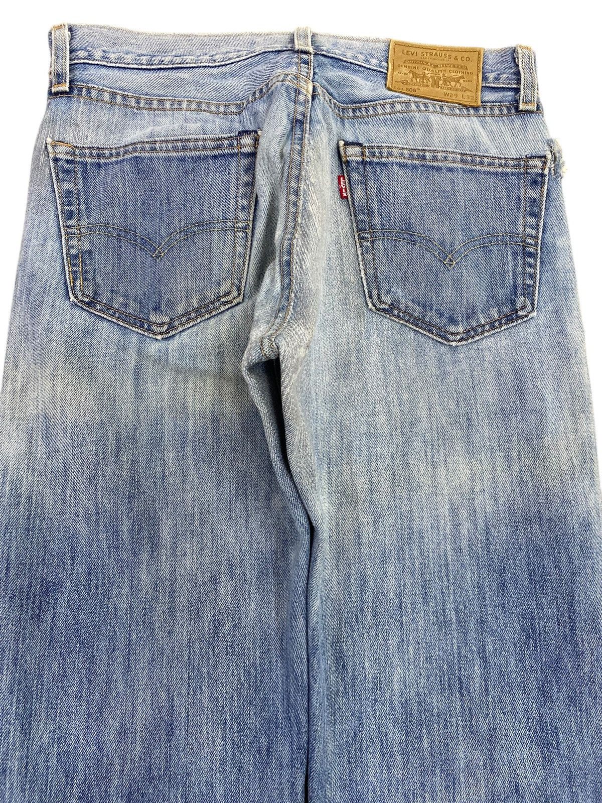 Levi's Levi’s Acid Blue Wash Straight Leg Style Jeans Size US 31 - 4 Thumbnail