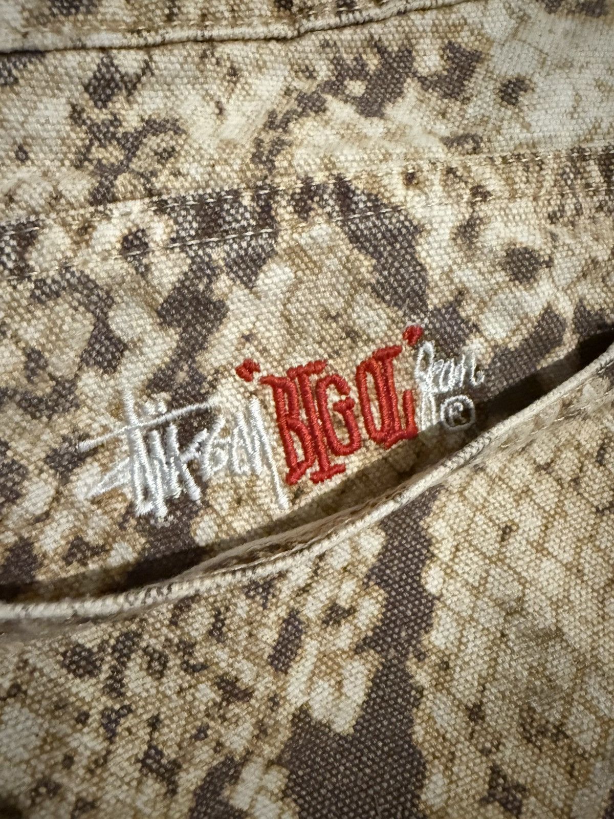 Stussy Stussy Python Big Ol’ Jeans Size US 32 / EU 48 - 3 Thumbnail