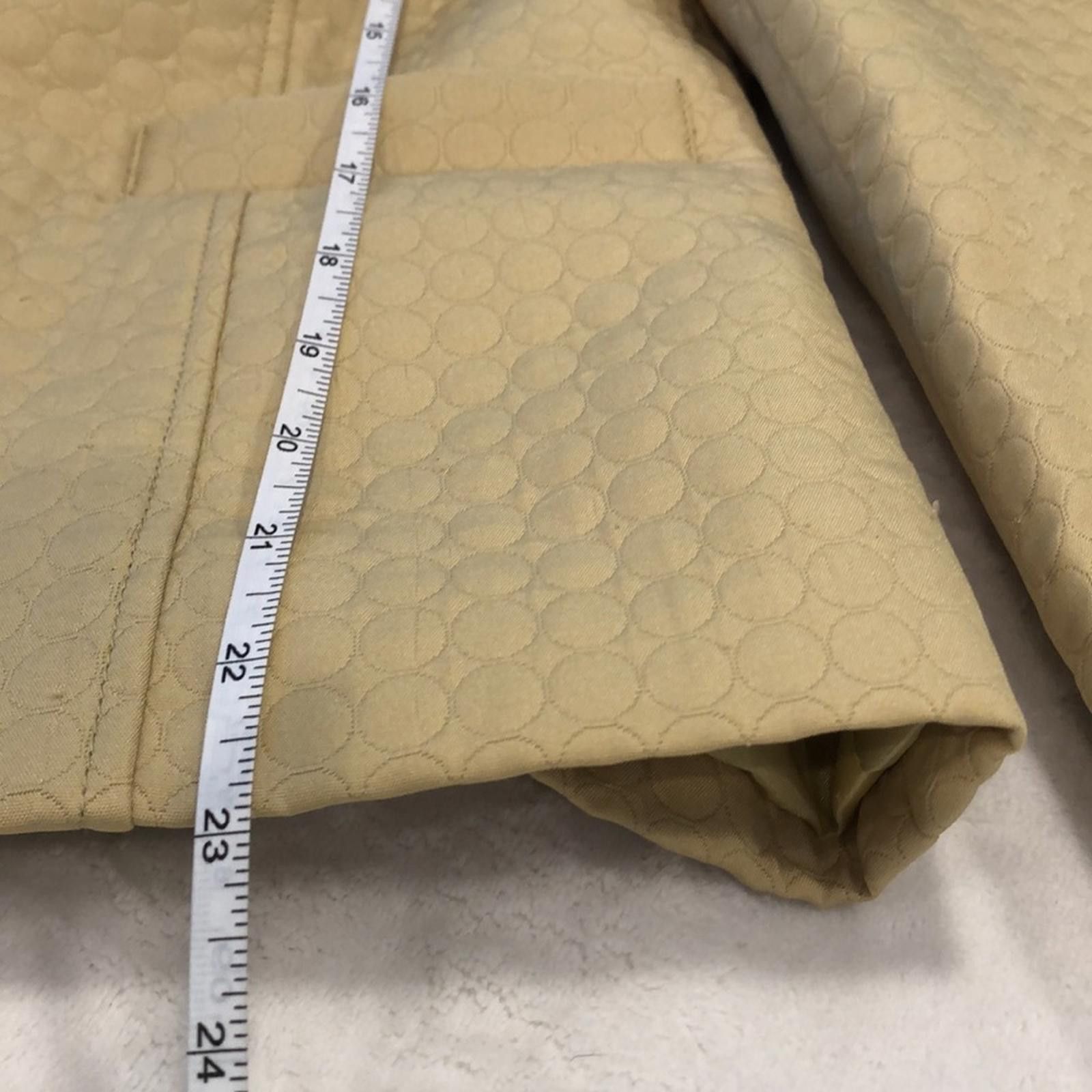 Other Chapter One Mustard Yellow Quilted Blazer lined pockets 12 Size XL / US 12-14 / IT 48-50 - 11 Thumbnail