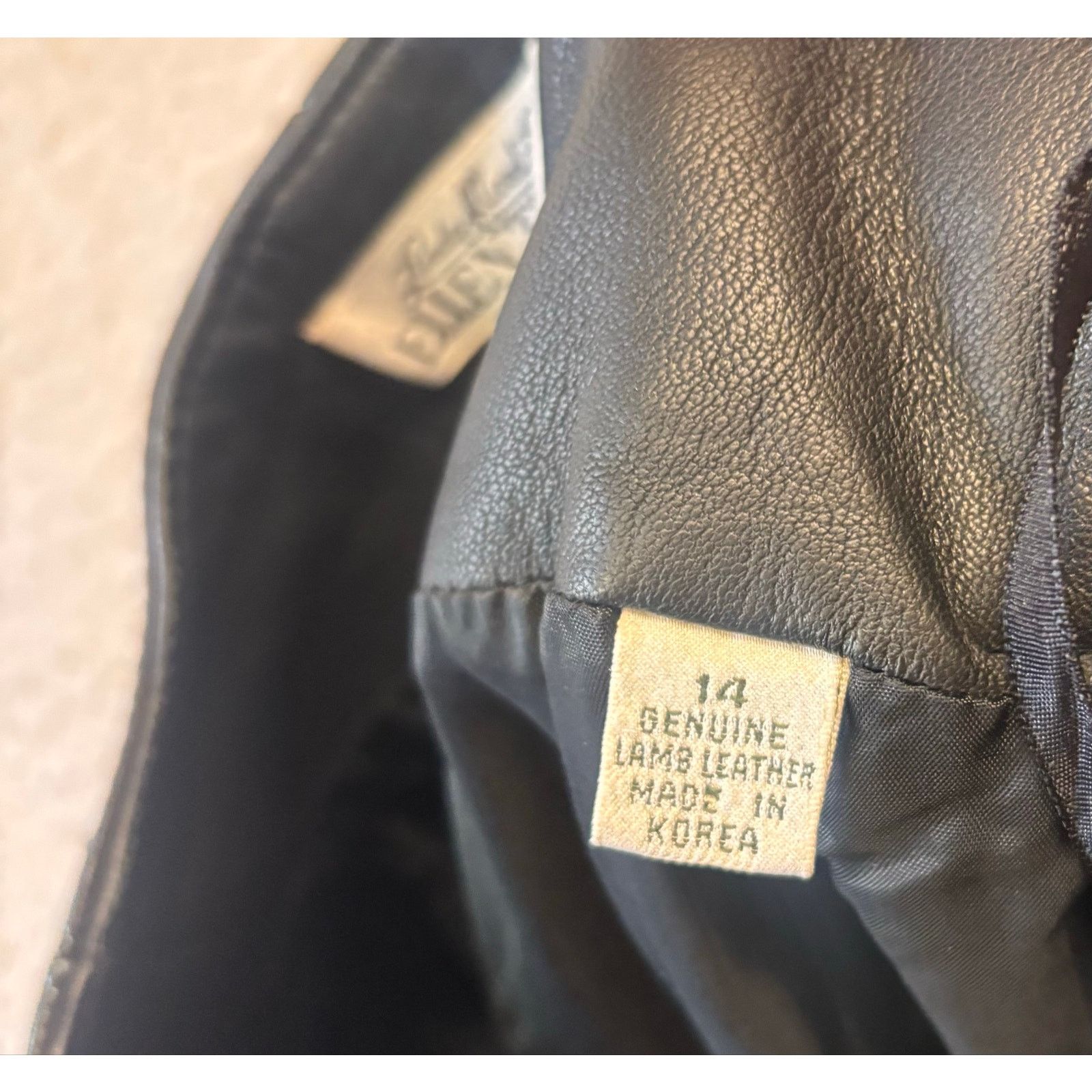 Other Vintage Womens Leather Baggie Pants Size 14 Size 36" / US 14 / IT 50 - 7 Thumbnail