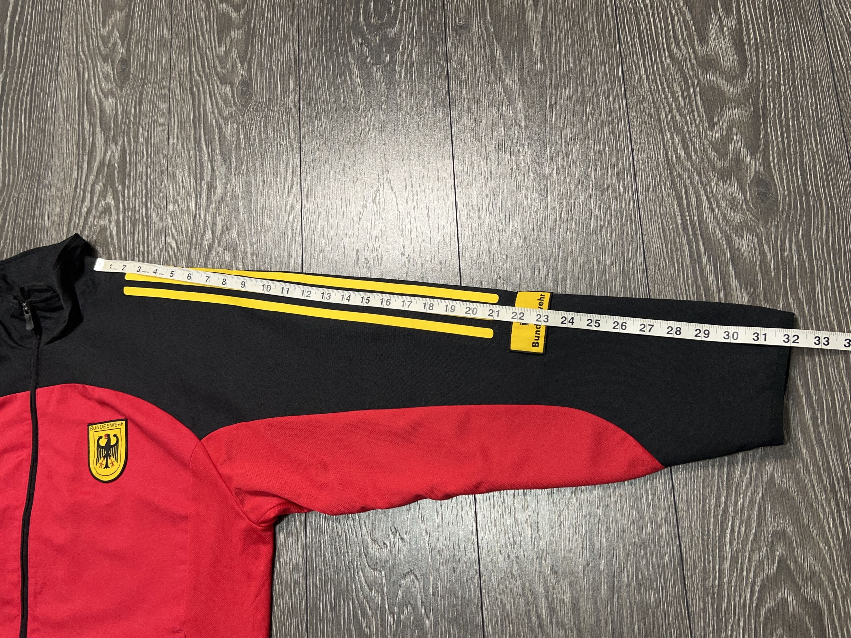 Adidas Germany Bundeswehr Football Soccer Track Anthem Jacket L-XL Size US XL / EU 56 / 4 - 10 Thumbnail