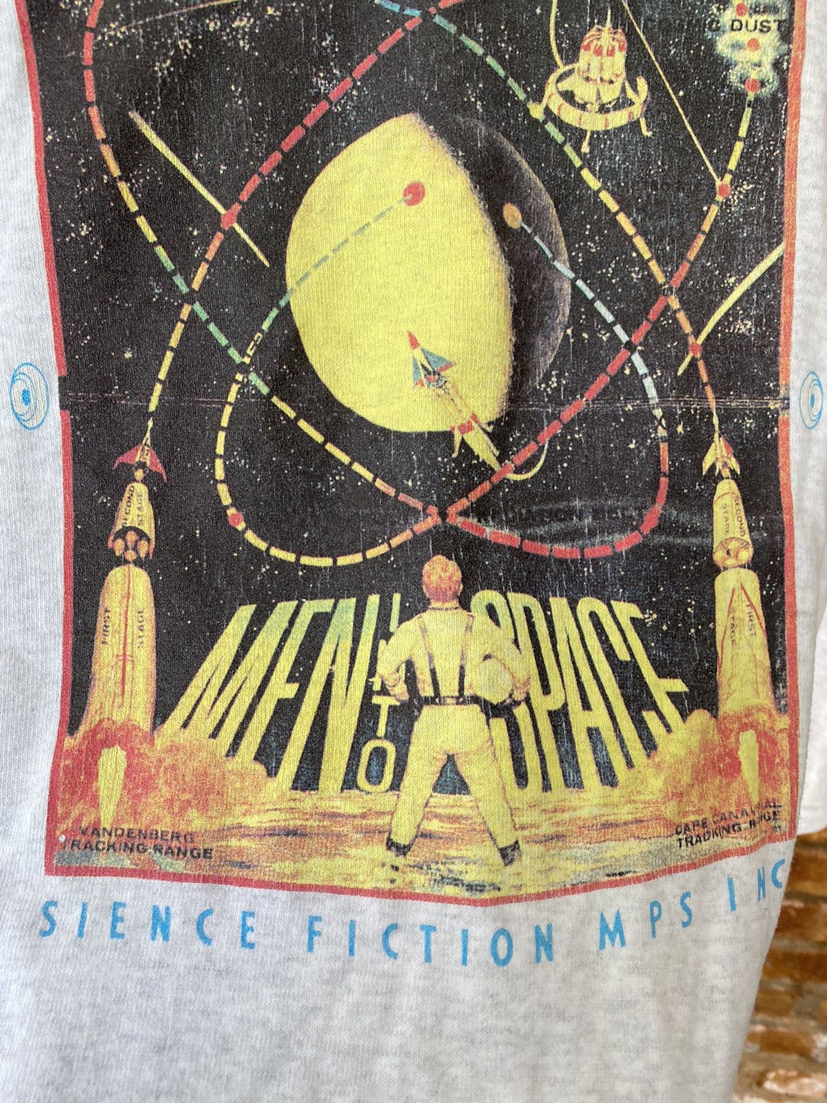 Yoshiyuki Konishi 🔥1990s MPS Japan “Science Fiction “ graphic Size US M / EU 48-50 / 2 - 6 Thumbnail