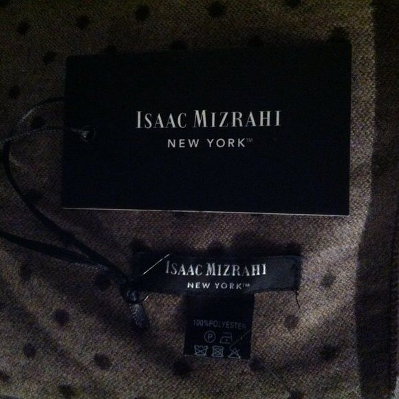 Isaac Mizrahi ISAAC MIZRAHI MEN'S NEW 100%POLYESTER SCARF 12 1/2" X 75" Size ONE SIZE - 6 Thumbnail