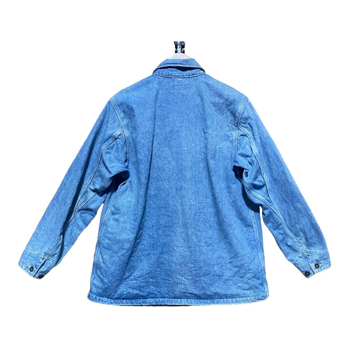 Japanese Brand × Vintage Vintage Collins Denim Chore Jacket Size US XL / EU 56 / 4 - 3 Thumbnail