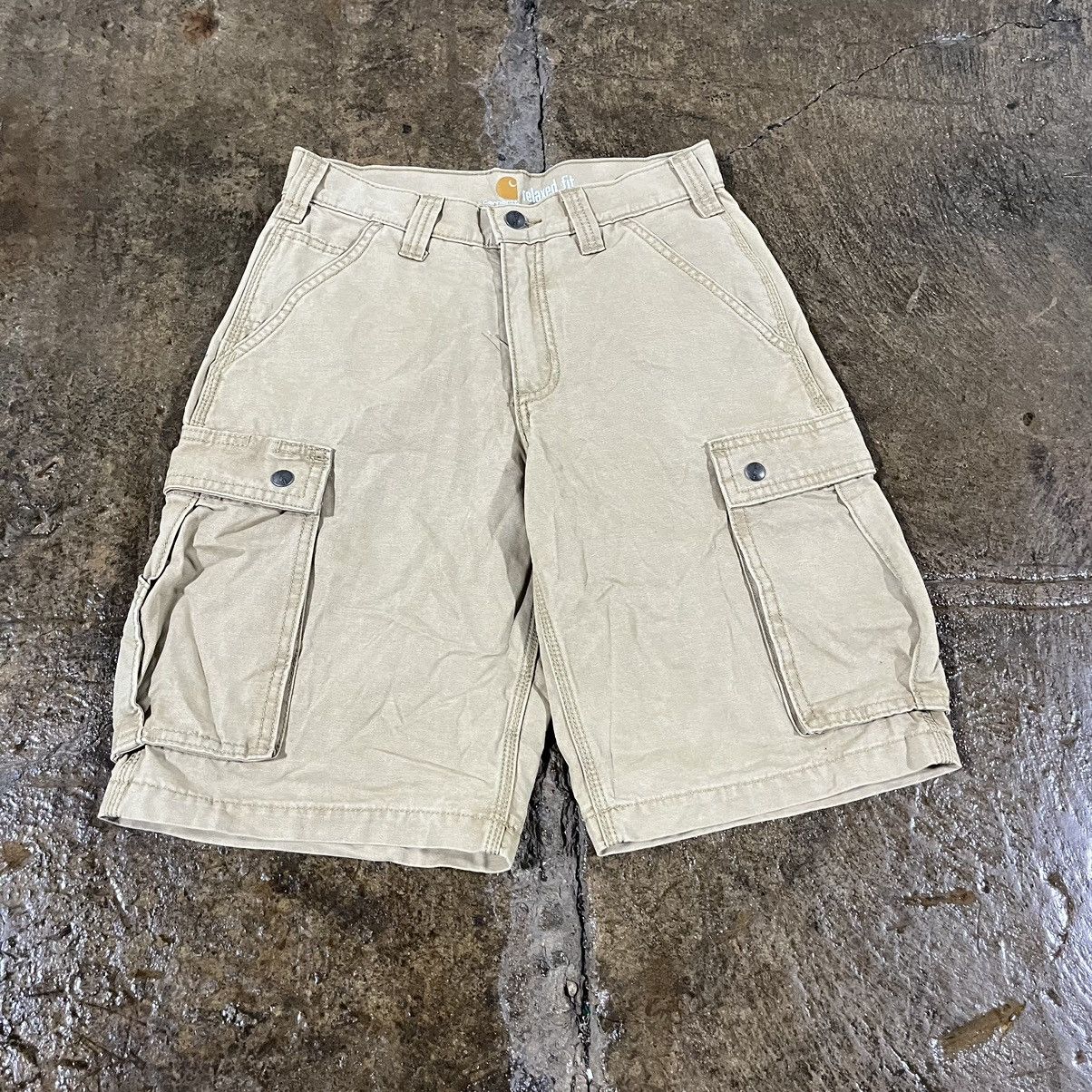 Carhartt × Vintage Carhartt Cargo Shorts Baggy Crazy Y2K Workwear Skater Size US 28 / EU 44 - 5 Thumbnail