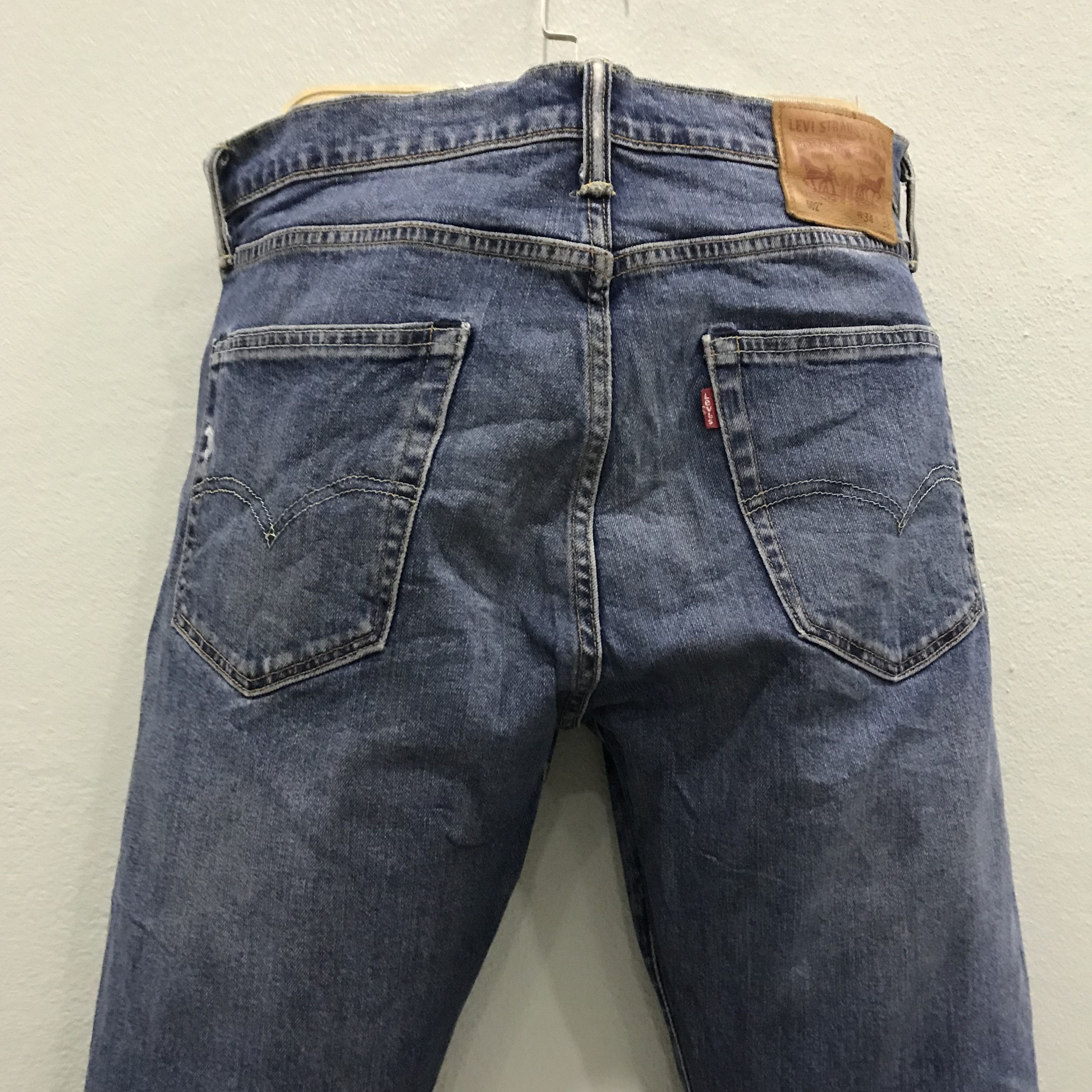 Levi's Vintage Y2K Levi’s 502 Light Wash Jeans Straight Size US 34 / EU 50 - 10 Thumbnail
