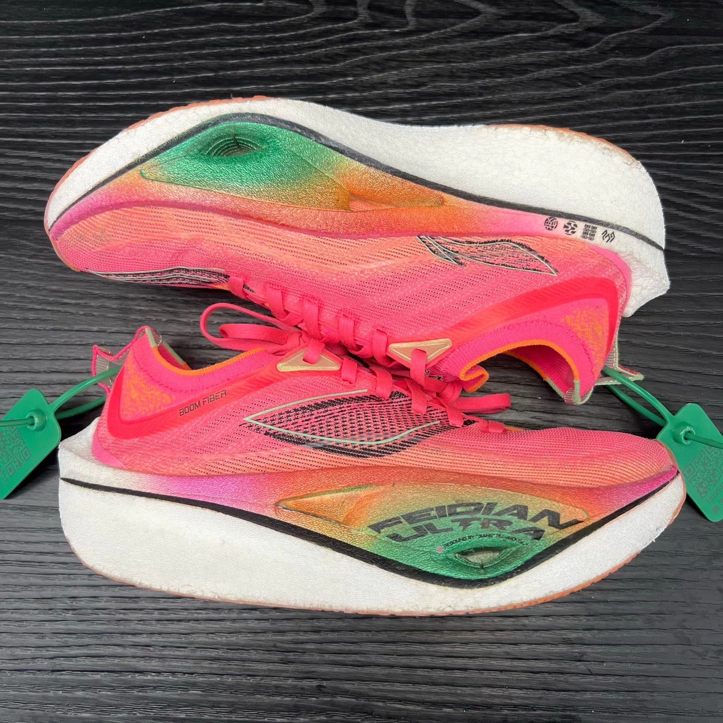 Li-Ning LI-NING FEI DIAN 4 ULTRA Pink White Mint Size US 6.5 / IT 36.5 - 4 Thumbnail