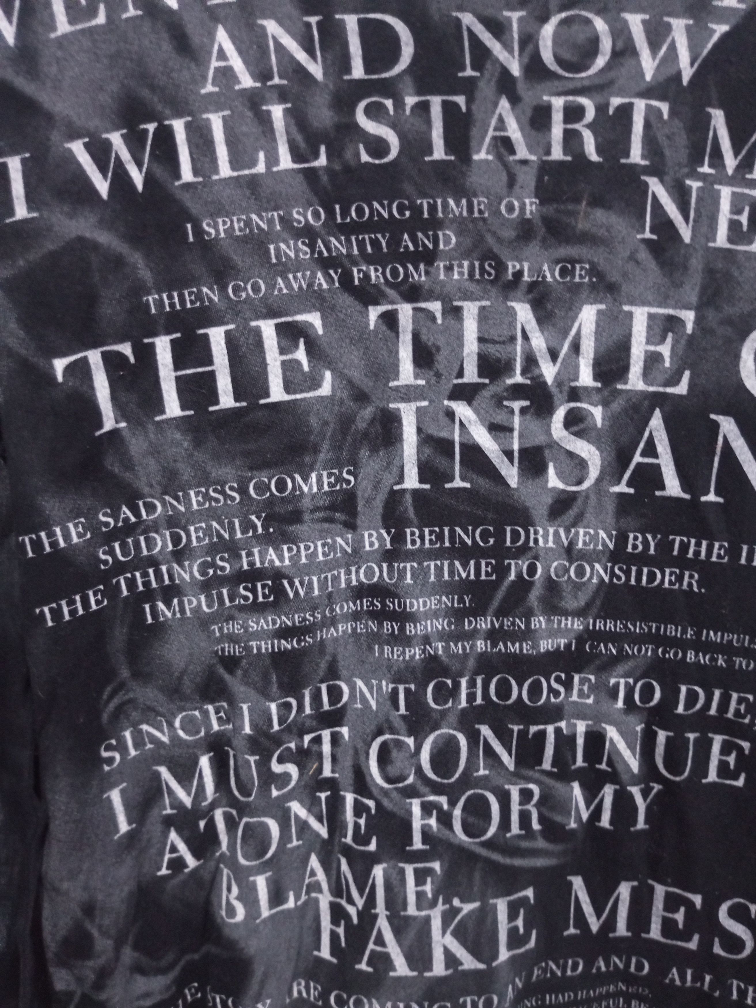 If Six Was Nine × Japanese Brand × Le Grande Bleu (L.G.B.) Japanese nicole club poem smoky long sleeve tshirt Size US L / EU 52-54 / 3 - 5 Thumbnail