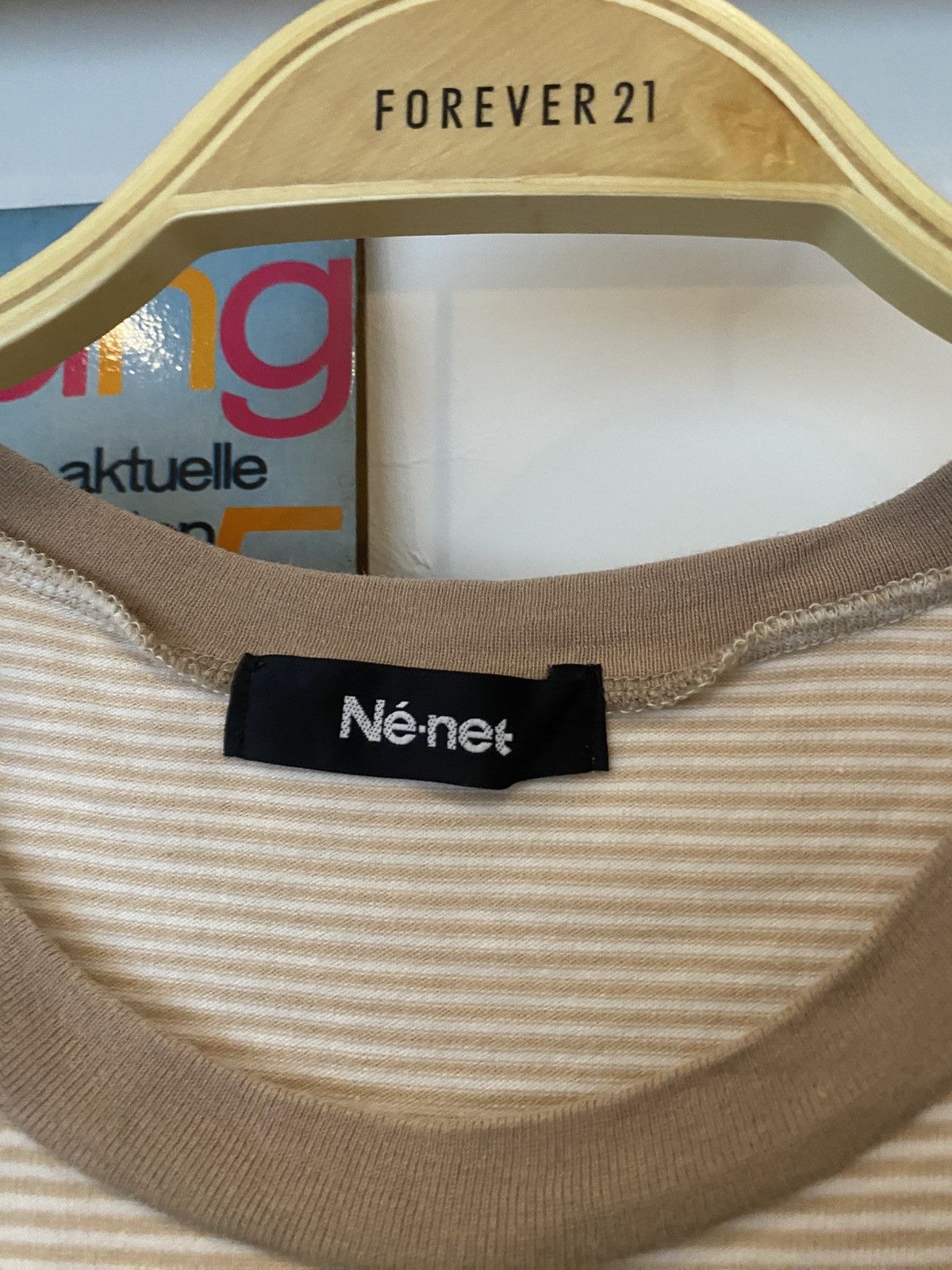 Ne-Net Ne-net Stripe Tee Size US L / EU 52-54 / 3 - 3 Thumbnail