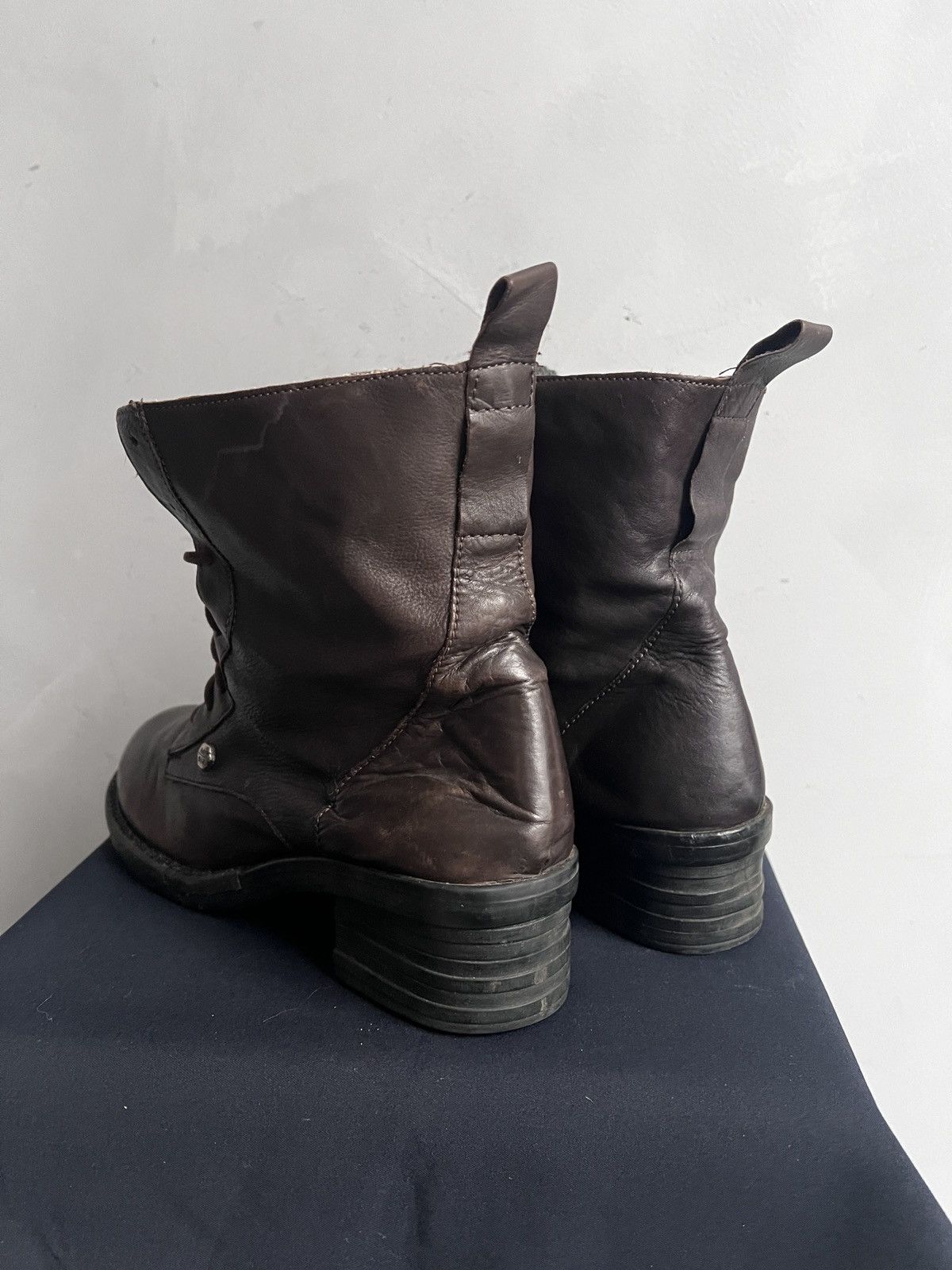 Dirk Bikkembergs Leather Boots Dirk Bikkembergs Style lace-up Combat Size US 7.5 / EU 40-41 - 6 Thumbnail