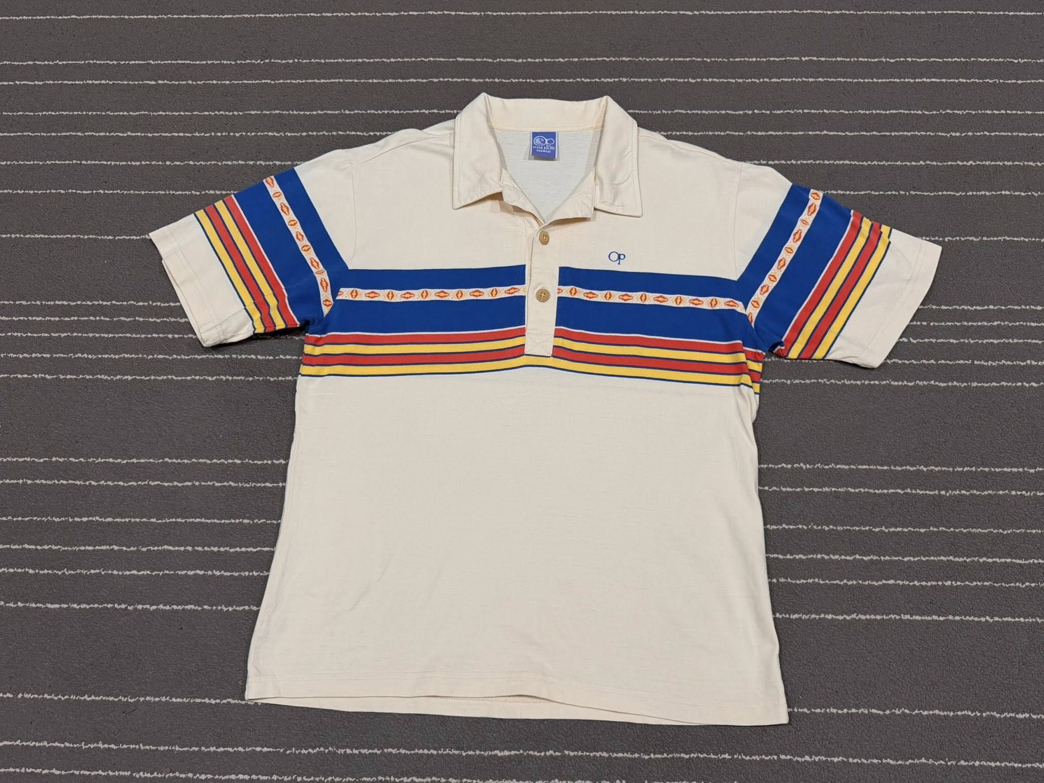 Ocean Pacific vintage ocean pacific sunwear polo M 3155 Size US M / EU 48-50 / 2 - 3 Thumbnail