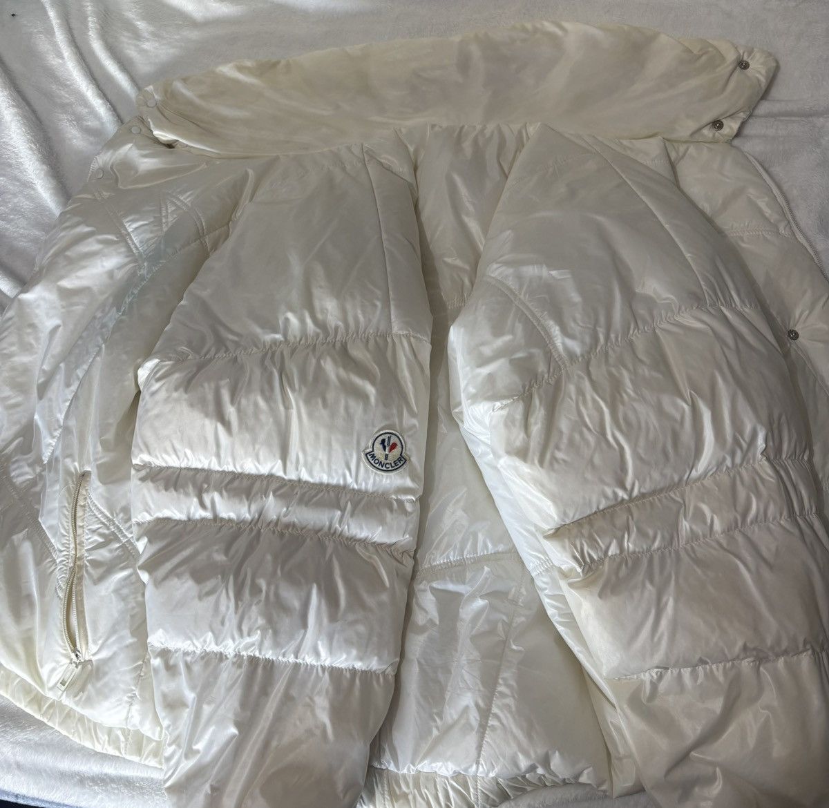 Moncler Grenoble Extremely Rare 1970s Vintage Moncler Grenoble White Jacket Size US S / EU 44-46 / 1 - 8 Thumbnail