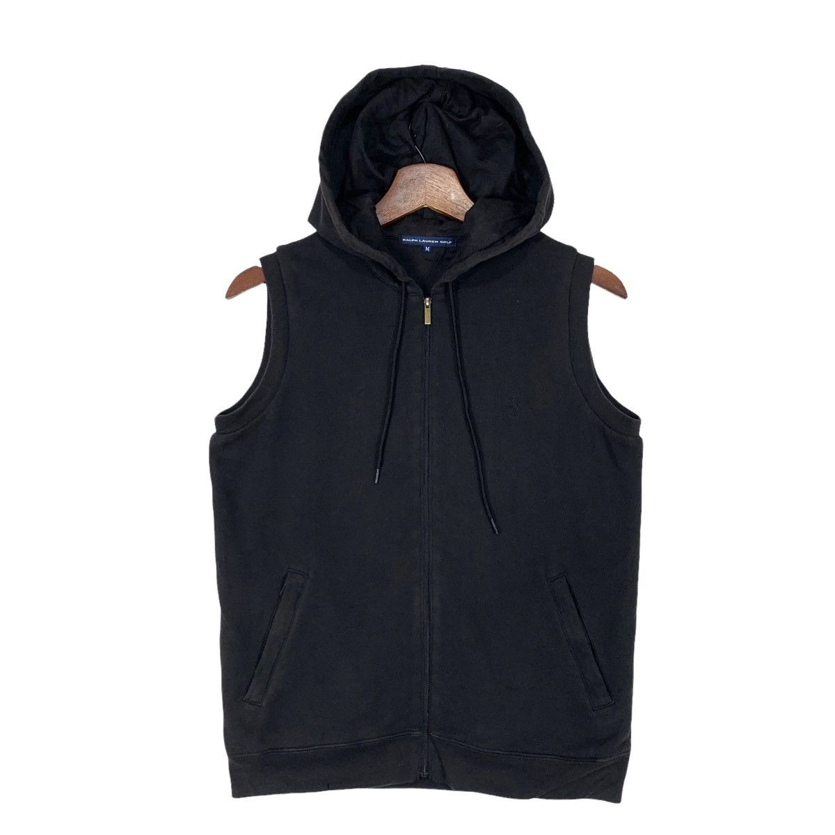 Ralph lauren sleeveless hoodie on sale