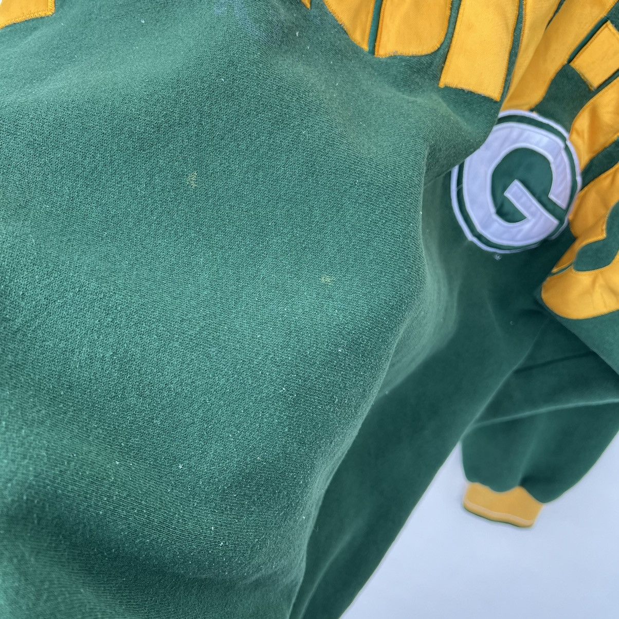 NFL × Vintage Vintage Legends NFL Bay Packers 90s Spellout Sweatshirt Size US XL / EU 56 / 4 - 3 Thumbnail