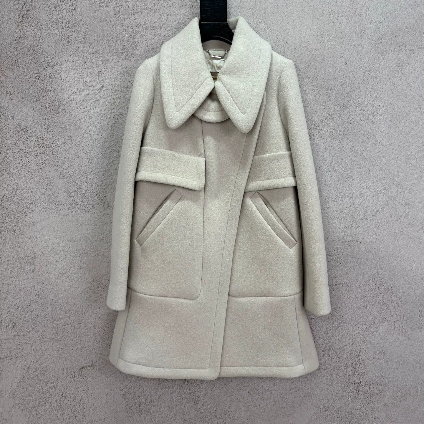 Chloe Chloe White Wool Coat Size XS / US 0-2 / IT 36-38 - 1 Thumbnail