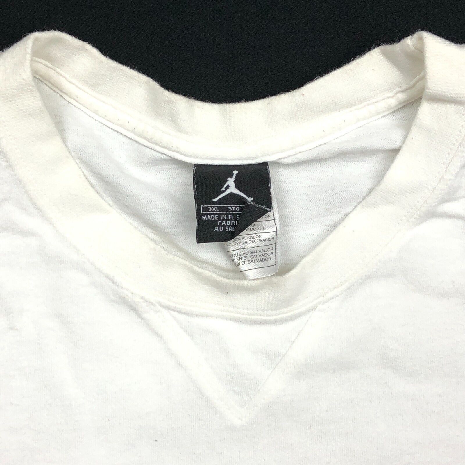 Jordan Brand × Vintage vintage Y2K Jordan Logo 23 Chrome logo White Tee T shirt 3XL Size US XXL / EU 58 / 5 - 3 Thumbnail