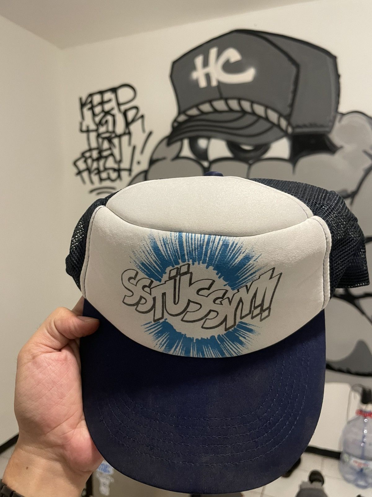 Japanese Brand × Stussy × Vintage Vintage stussy trucker hat Size ONE SIZE - 4 Thumbnail