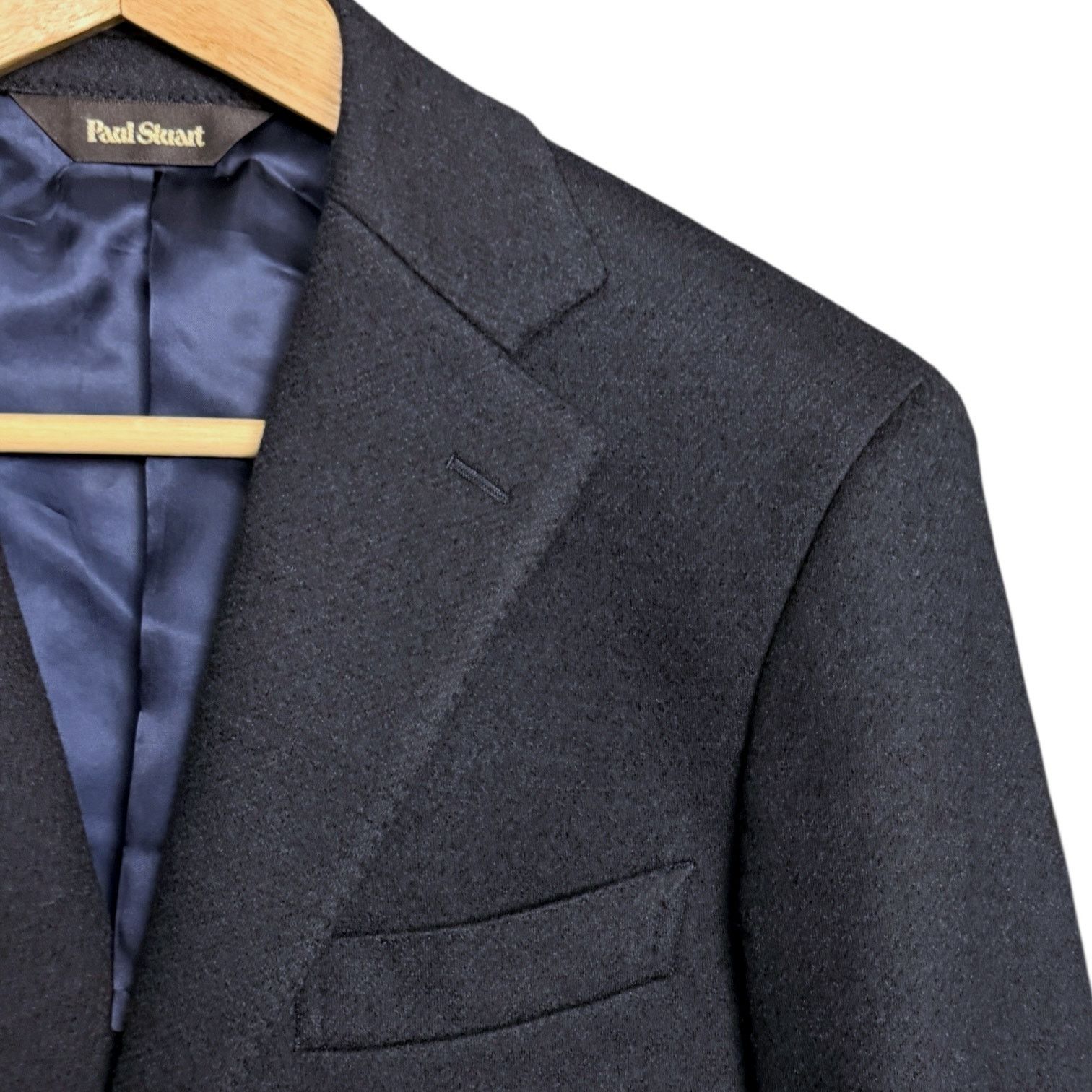 Paul Stuart Paul Stuart Wool Cashmere Flannel Blue Blazer 44R $2,000 Size 44R - 5 Thumbnail