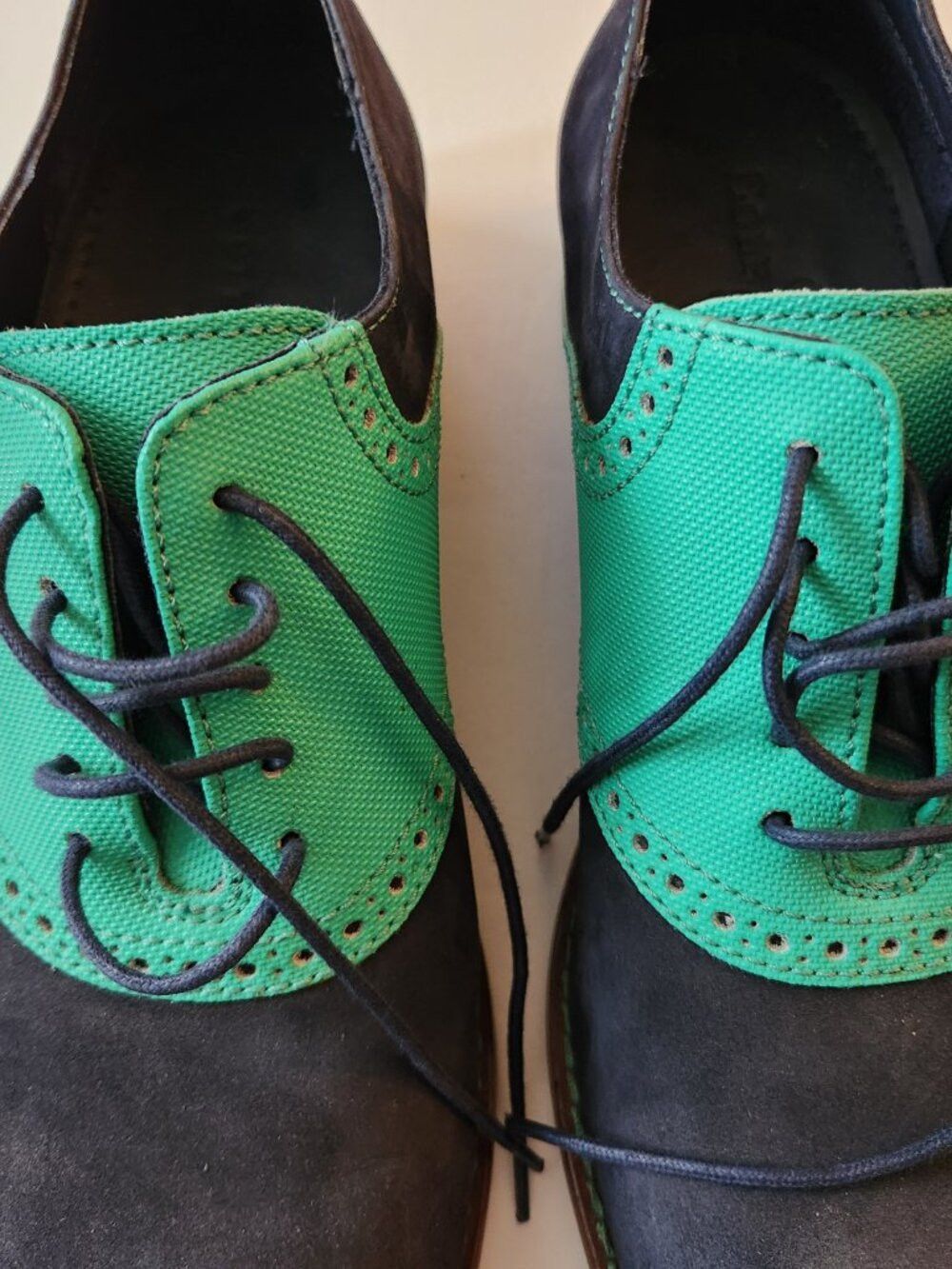 Cole Haan Cole haan men's blue leather dress shoes size: 10.5M Size US 10.5 / EU 43-44 - 9 Thumbnail