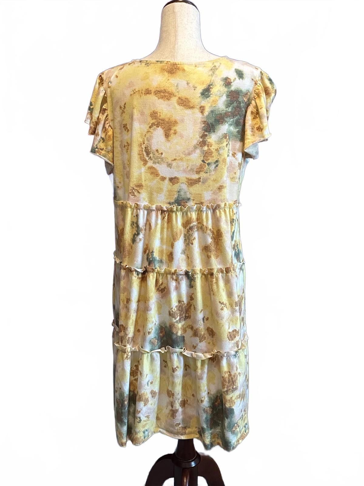 Other Zenana Women's Tiered Floral Dress, Size 1X Size XL / US 12-14 / IT 48-50 - 2 Thumbnail