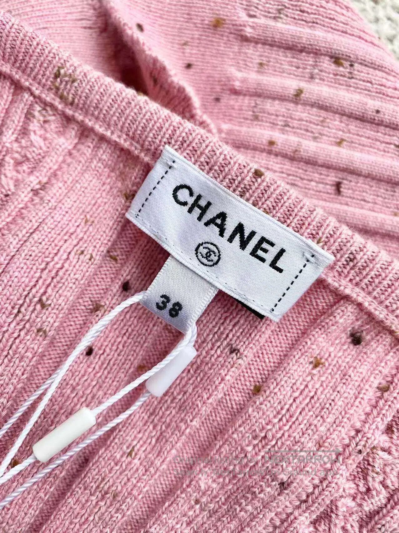 Chanel Chanel Pink vest with bow headband| Size XS / US 0-2 / IT 36-38 - 5 Thumbnail
