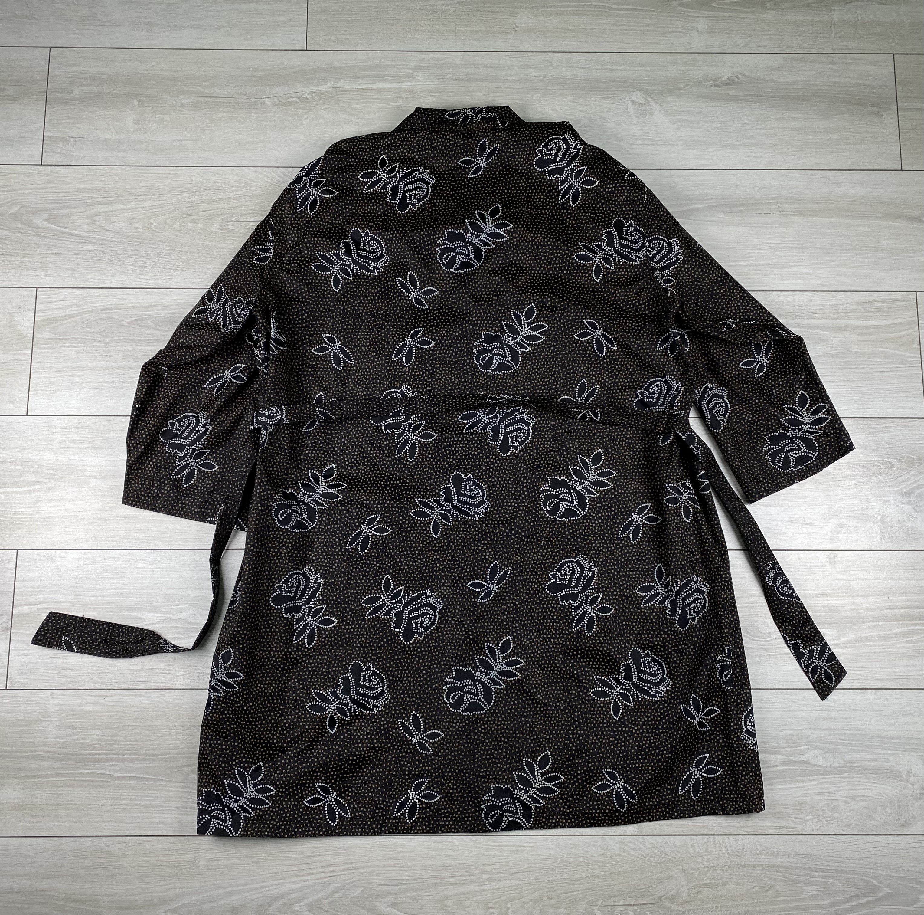 Gudrun Sjoden Gudrun Sjoden Rain Jacket Trench Floral Tie Waist Pockets Size M / US 6-8 / IT 42-44 - 6 Thumbnail