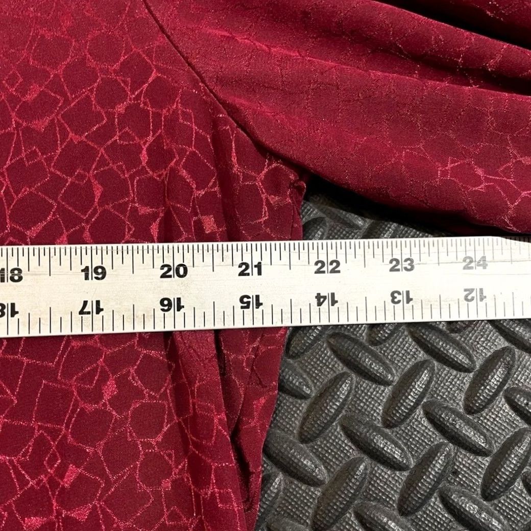 Pendleton VINTAGE Pendleton Blouse Red Geometric Button Up Womens 12 Petite Country Sophisticates Size XL / US 12-14 / IT 48-50 - 7 Thumbnail