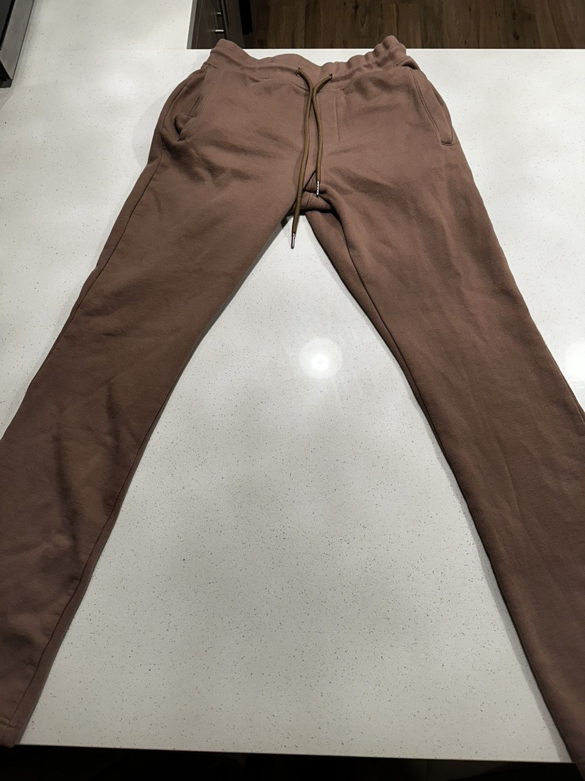 Pacsun Brown straight leg sweatpants Size US 30 / EU 46 - 1 Thumbnail
