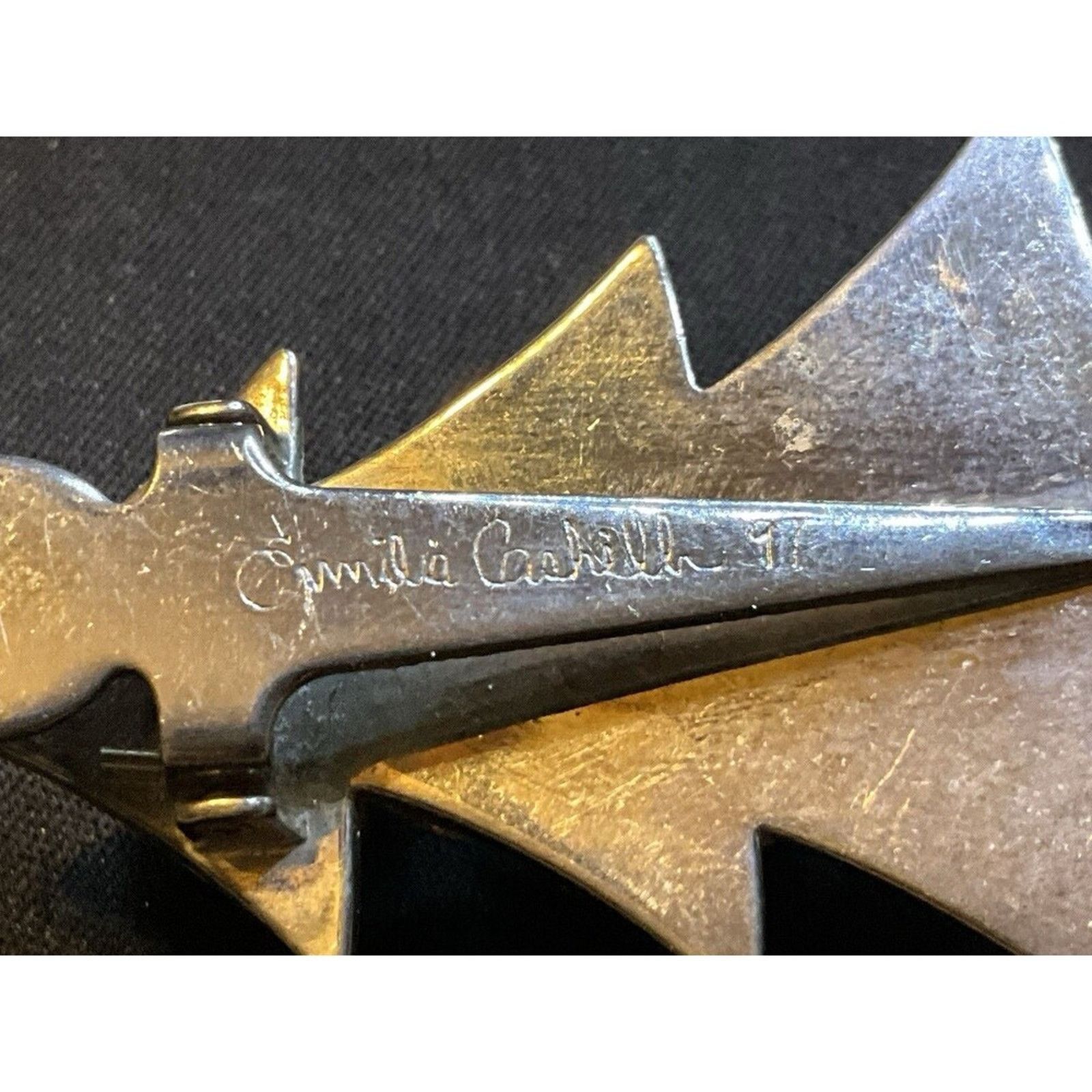 Other Emilia Castillo Vintage Stainless Scarf Clip Christmas Tree Size ONE SIZE - 5 Thumbnail