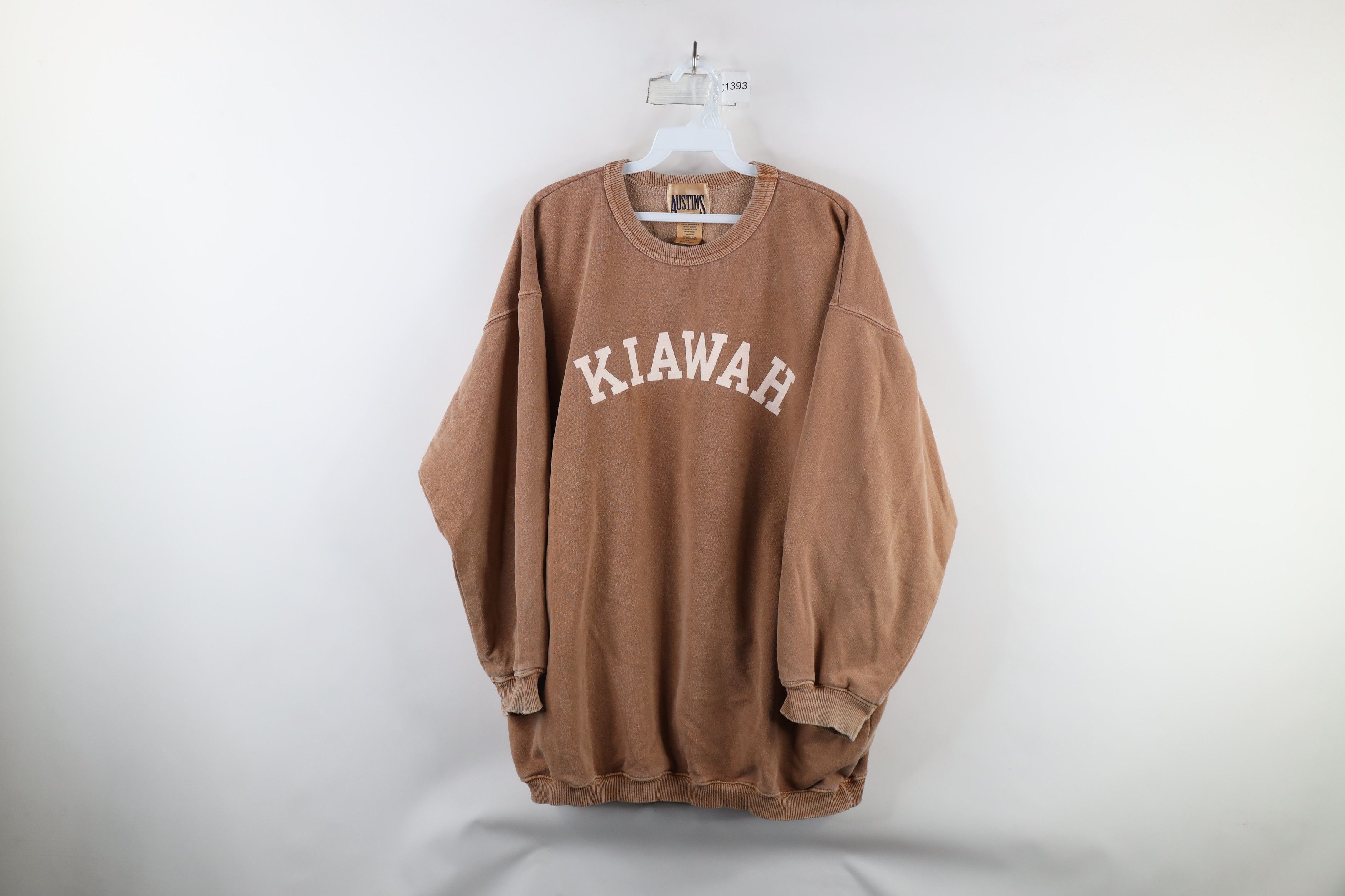 Vintage Vintage 90s Streetwear Dye Baggy Fit Kiawah Sweatshirt Size US XL / EU 56 / 4 - 1 Thumbnail