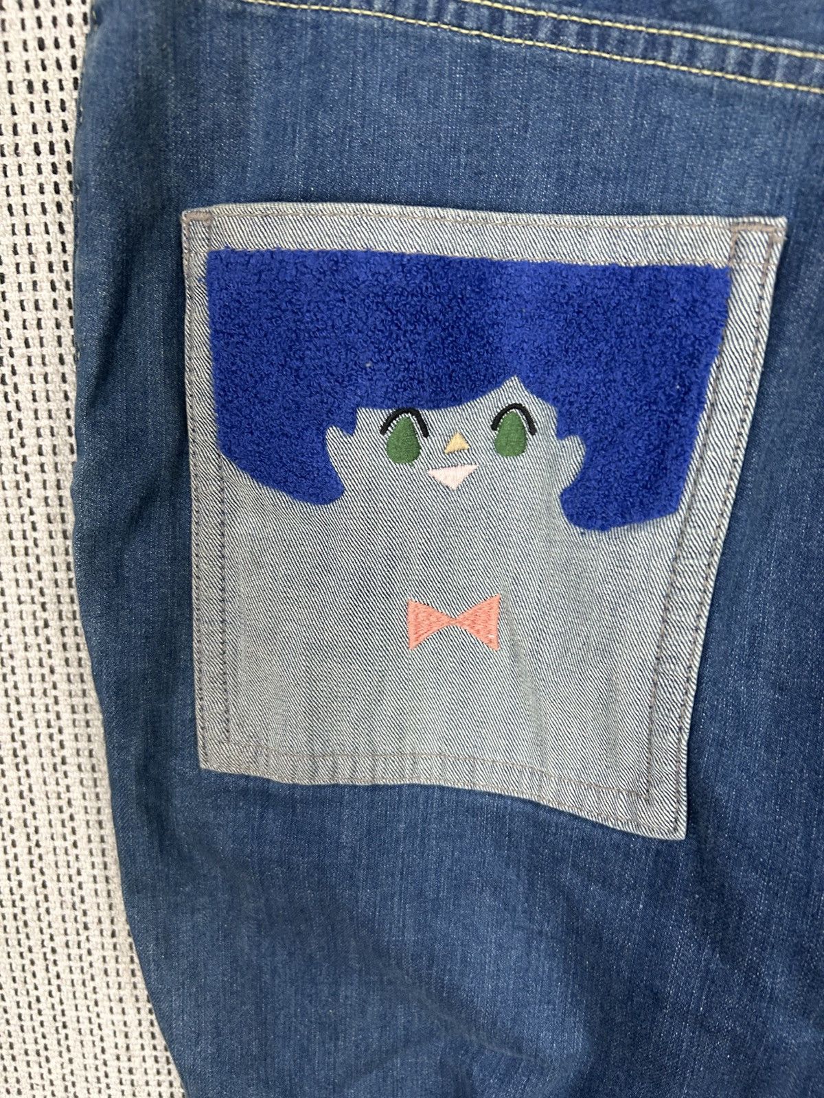 Ne-Net Vintage issey miyake ne-net high front denim regular fits Size US 32 / EU 48 - 4 Thumbnail