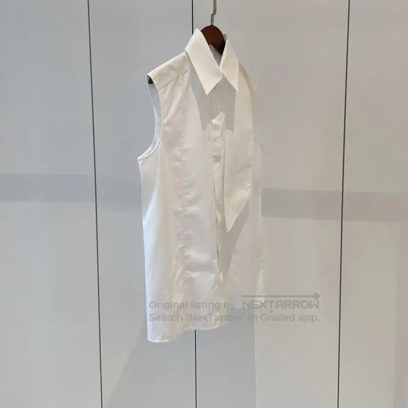 Chanel Chanel Summer White Polyester Shirt . Size S / US 4 / IT 40 - 2 Thumbnail