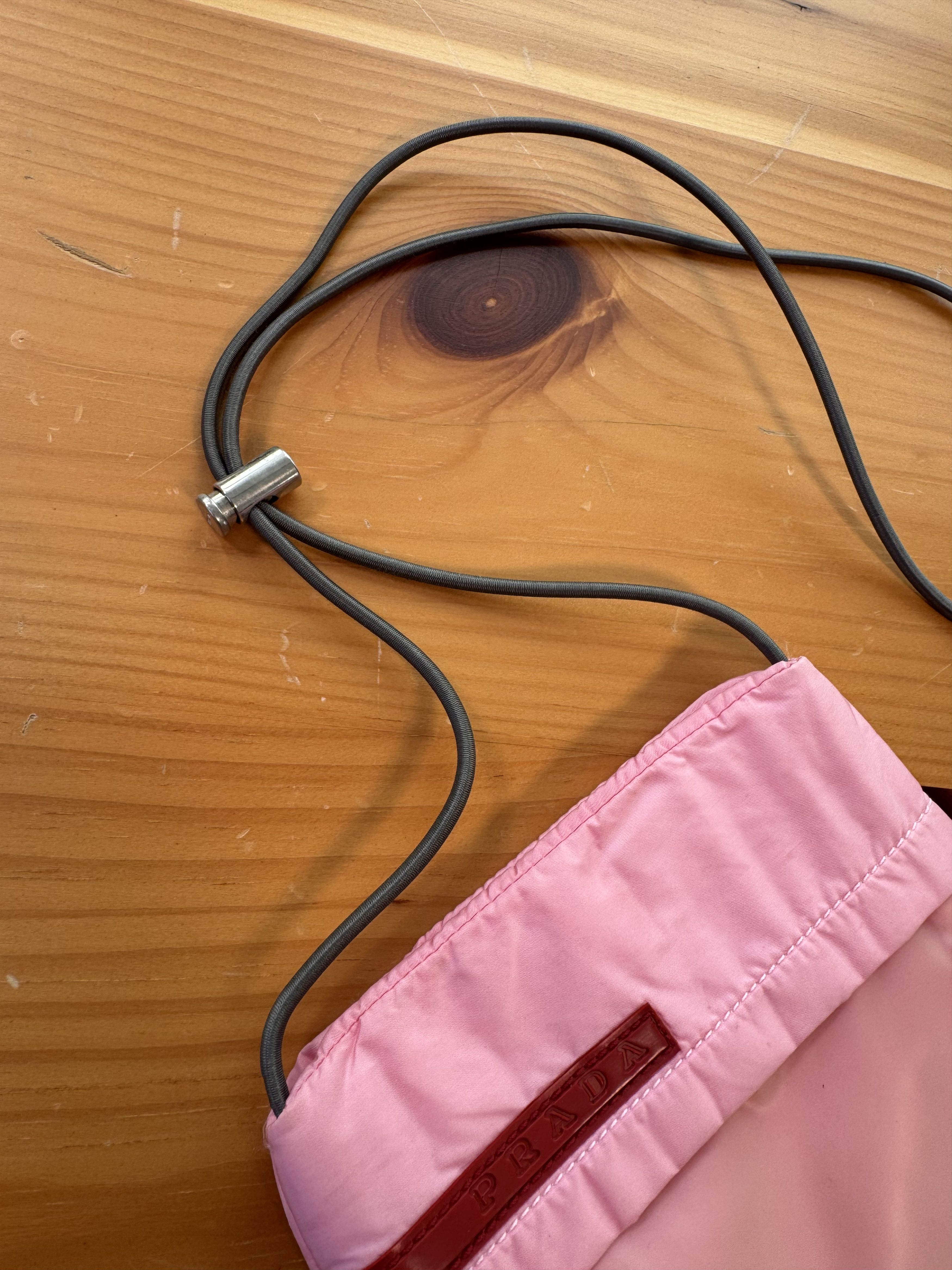 Prada SS 99 Prada Crossbody Elastic Cord Pouch Bag Size ONE SIZE - 3 Thumbnail