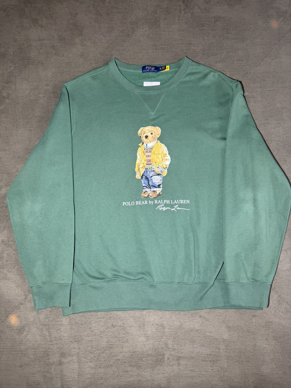 Polo Ralph Lauren Polo Ralph Lauren Polo Bear Crewneck Size US XL / EU 56 / 4 - 1 Thumbnail