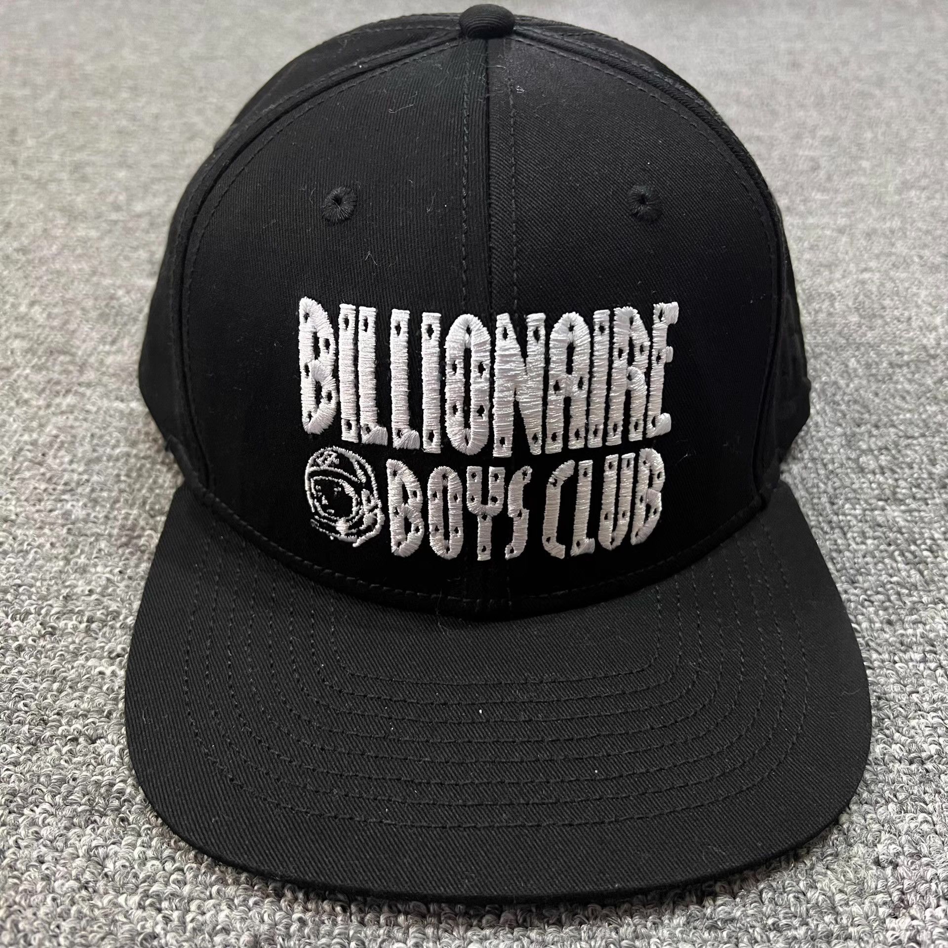 Billionaire Boys Club BBC Classic Embroidered Logo Flat Brim Baseball Cap Q7 Size ONE SIZE - 1 Thumbnail