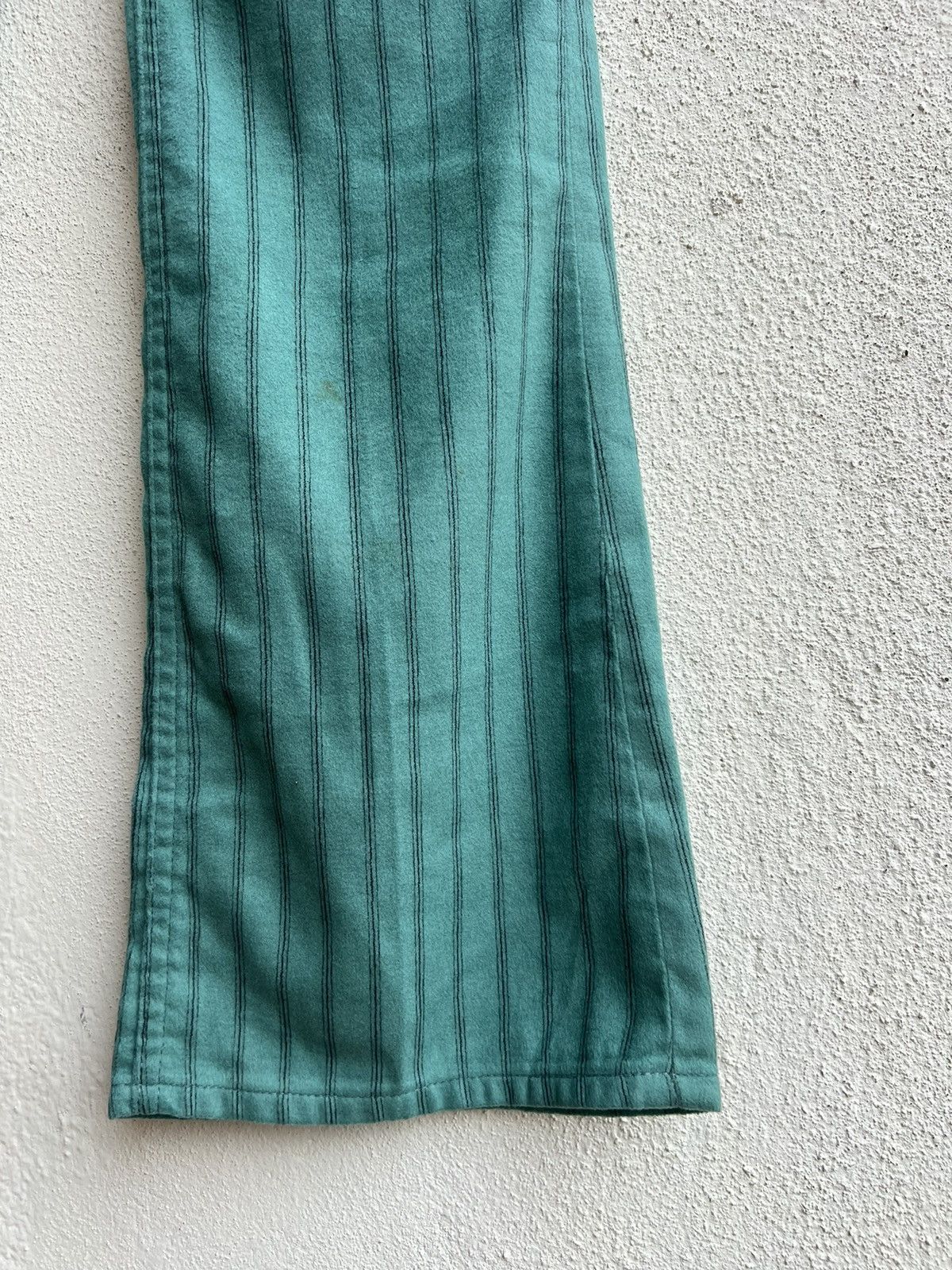 Lee Vintage 70s LEE Usa Suede Cotton Striped Super Flare Pant Size US 27 - 13 Thumbnail