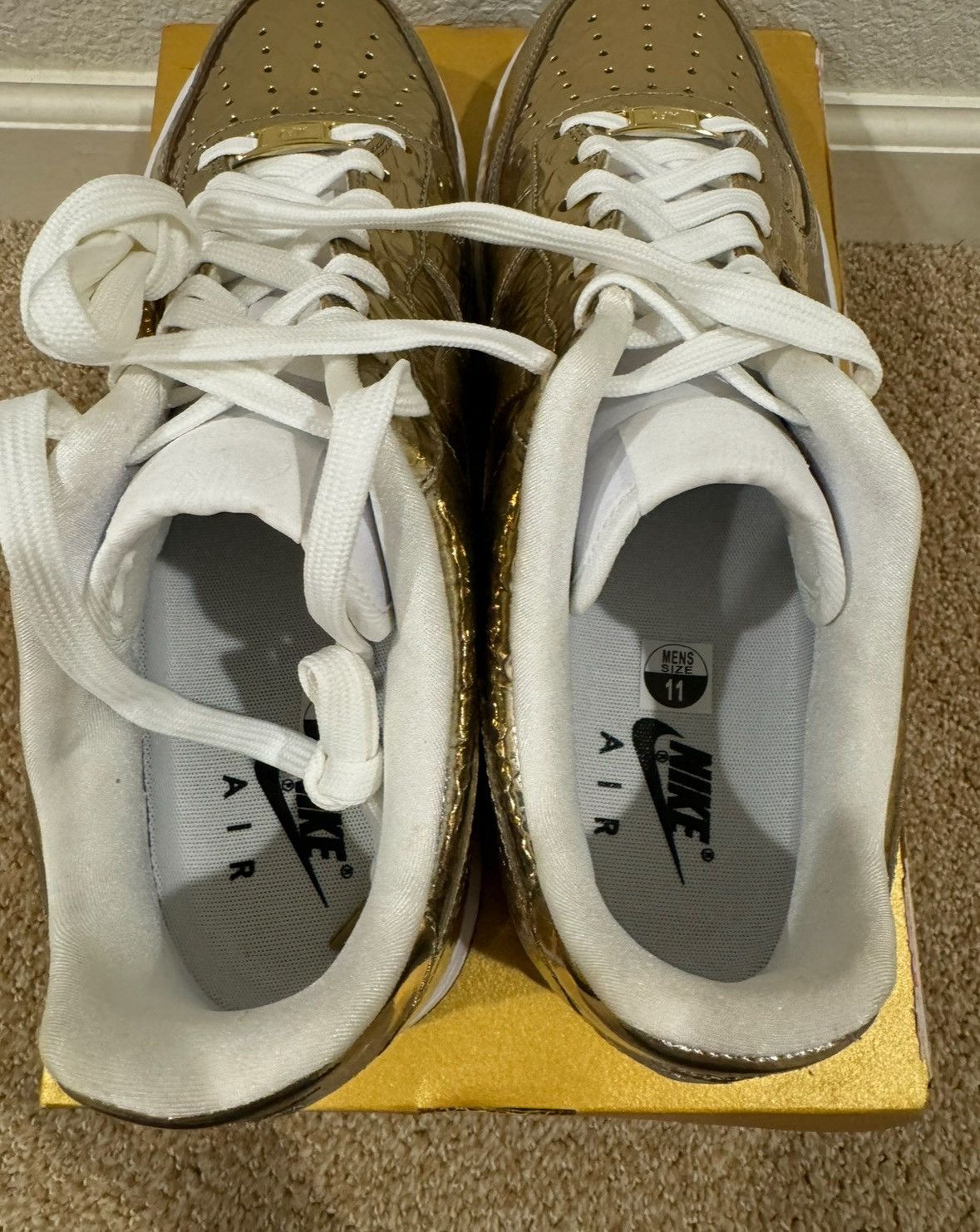 Nike Nike Air Force 1 Precious Metal (men’s size 11) New Size US 11 / EU 44 - 6 Thumbnail