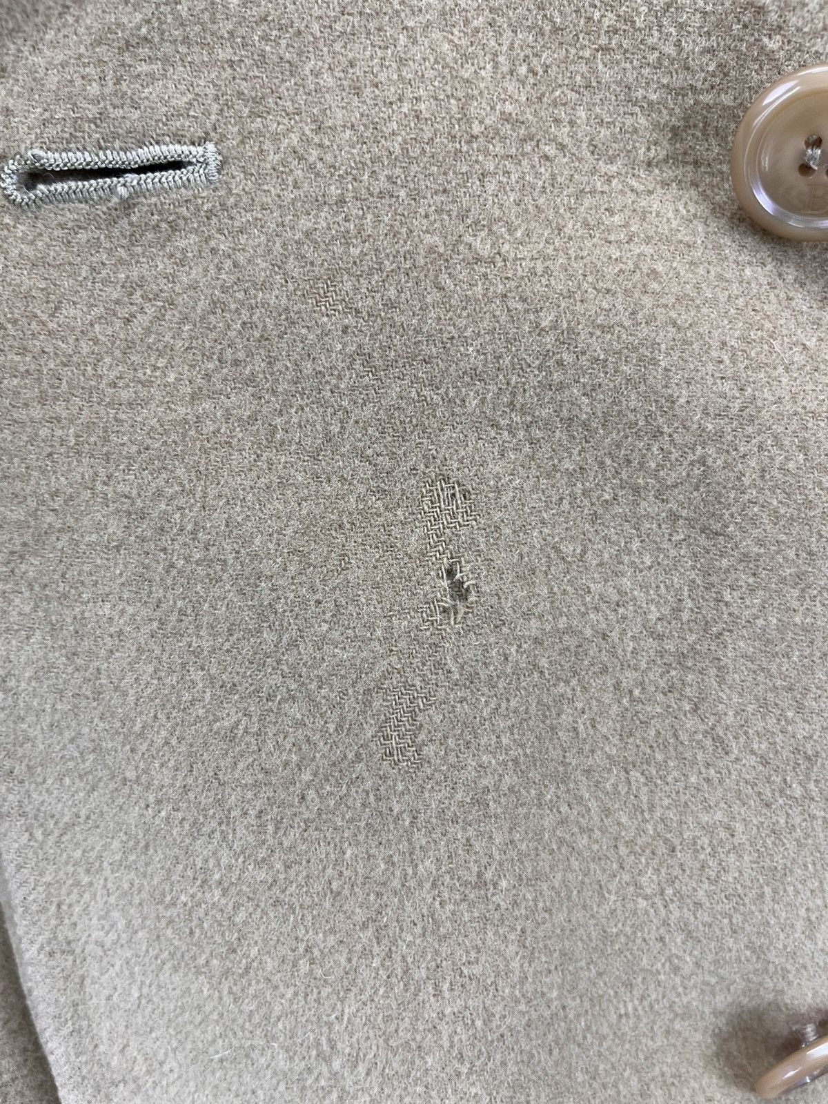 Burberry × Vintage Vintage 90s Burberry Double Breasted Wool Jacket Size L / US 10 / IT 46 - 16 Thumbnail