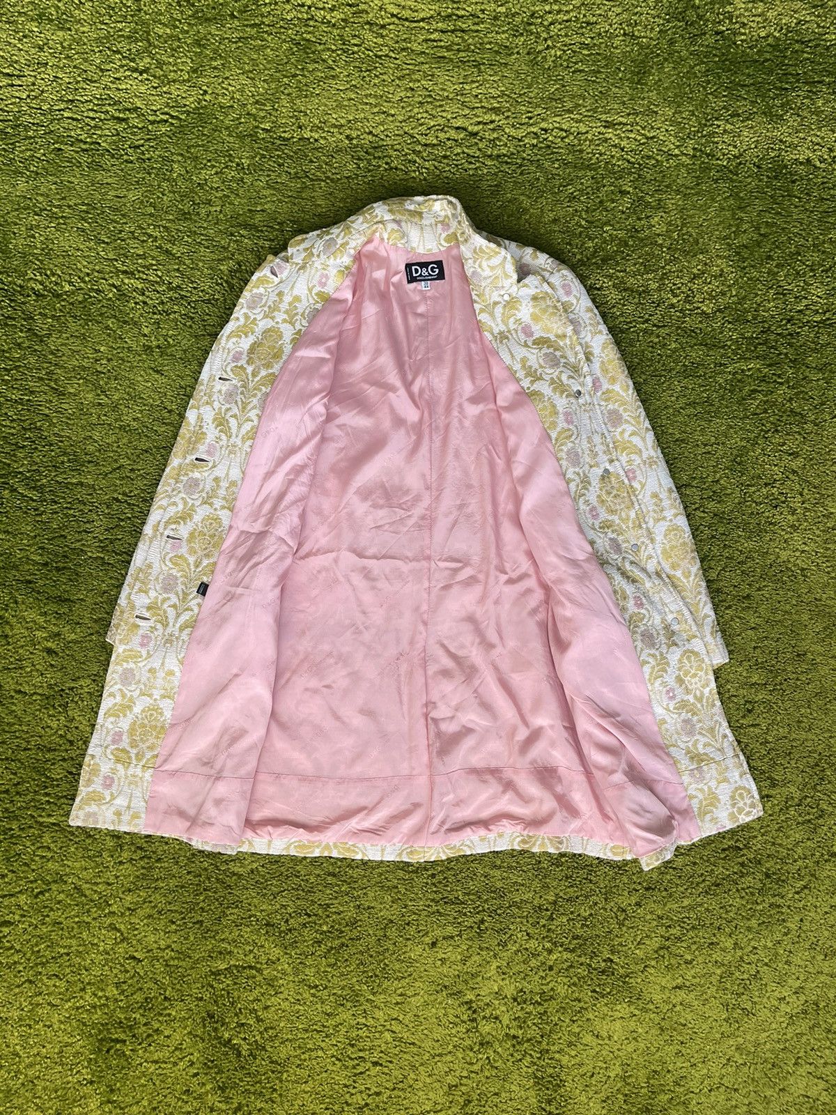 Dolce & Gabbana × Vintage Dolce & Gabbana D&G 2000s archive vintage jacquard coat Size M / US 6-8 / IT 42-44 - 2 Thumbnail