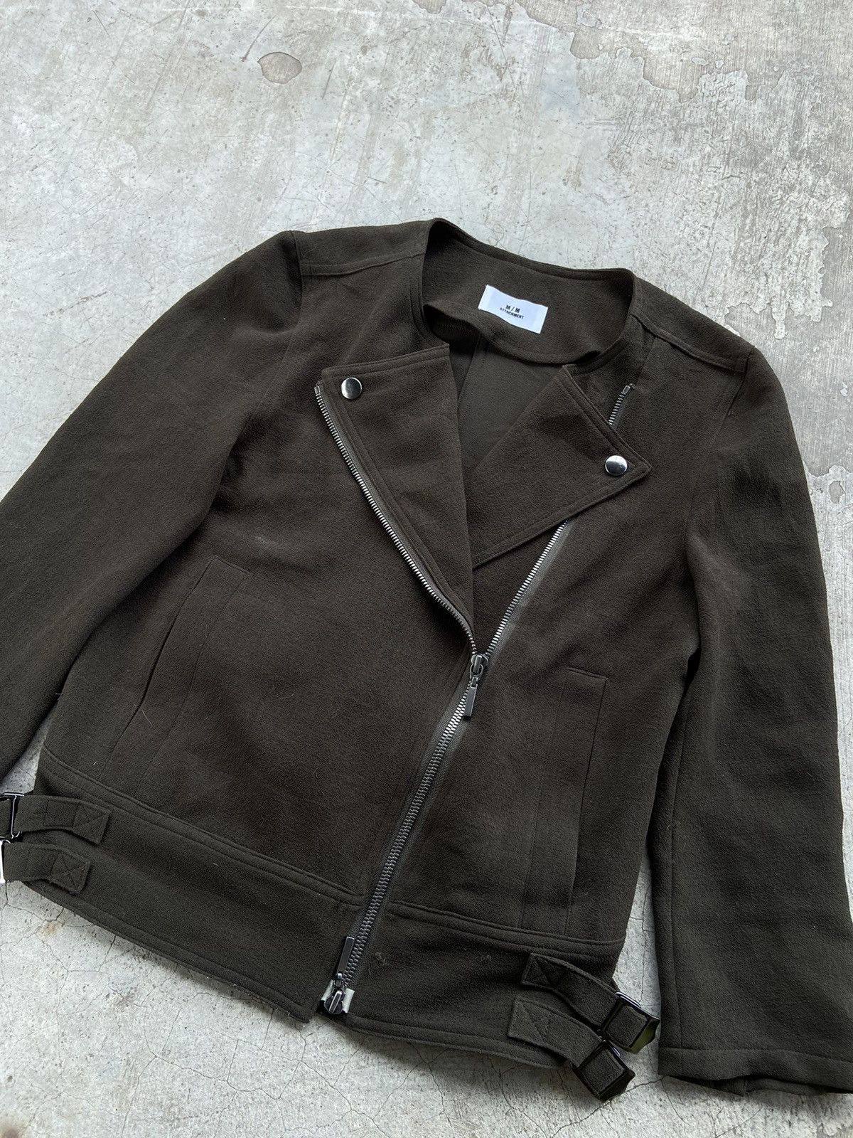 Kazuyuki Kumagai Attachment Vintage Attachment Cotton Blend Double Collar Jacket Size M / US 6-8 / IT 42-44 - 2 Thumbnail
