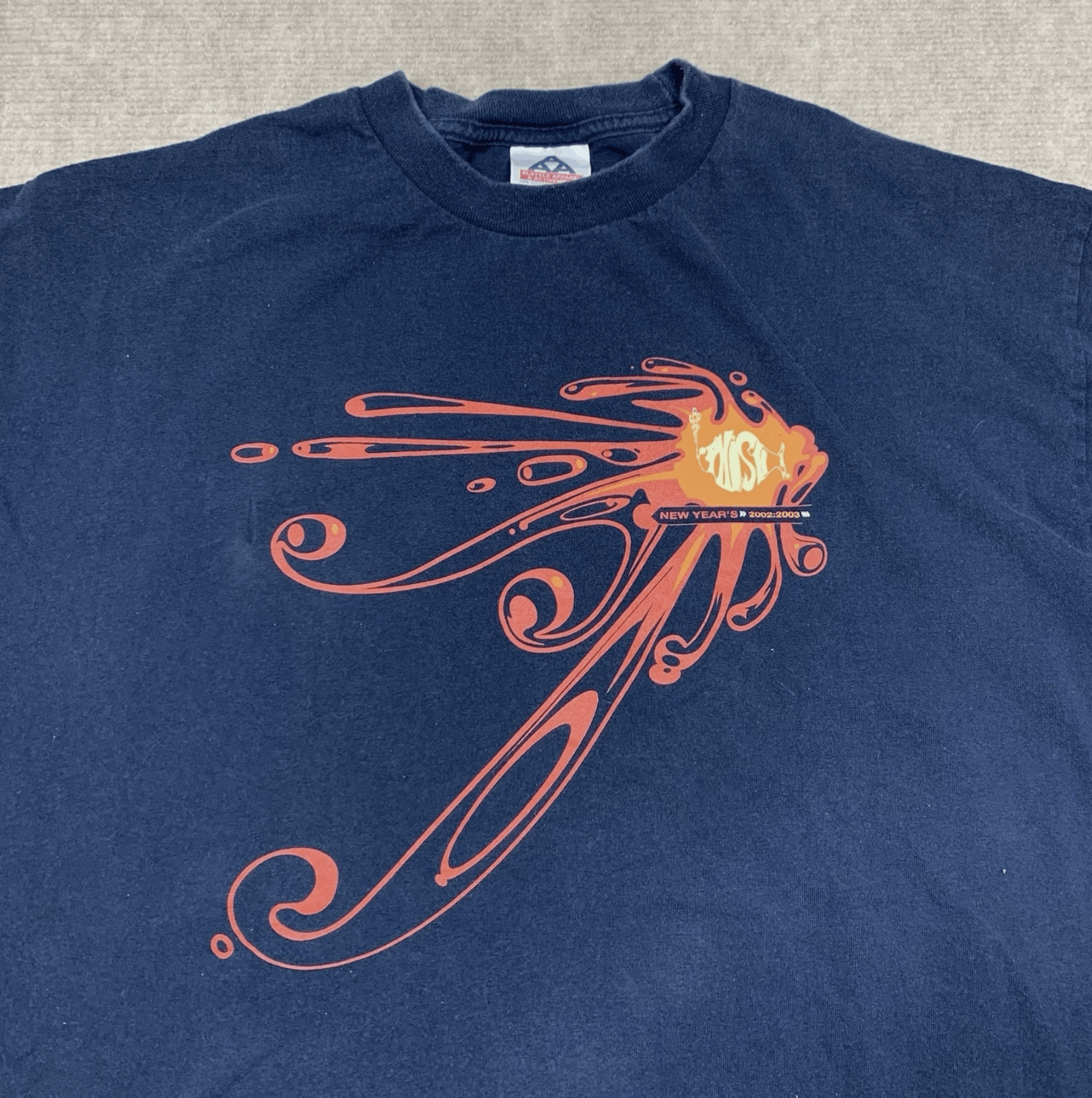 AAA Phish NYE 2003 T Shirt Madison Square Garden Hampton Blue XL Size US XL / EU 56 / 4 - 2 Thumbnail