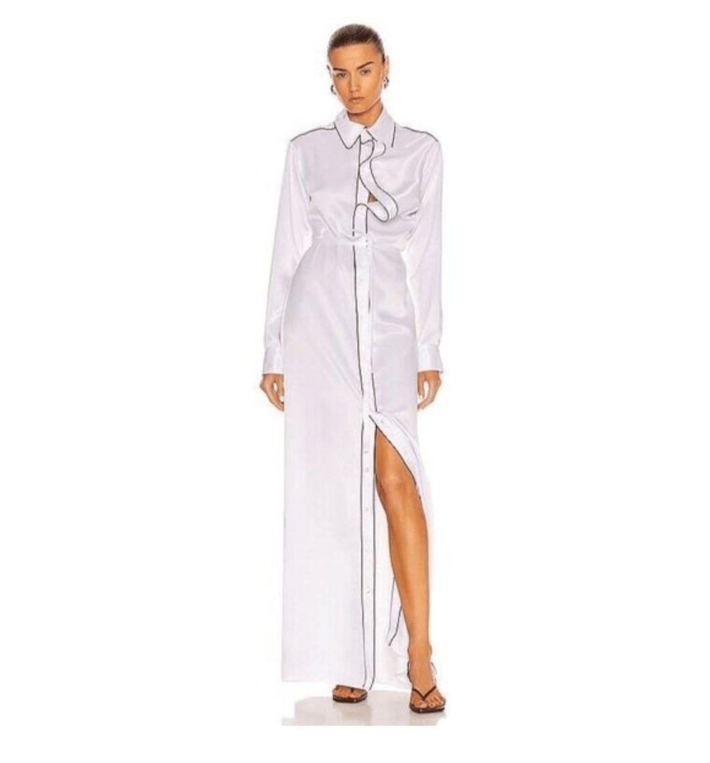 Y/Project Y/Project Silk Maxi Dress Size XS / US 0-2 / IT 36-38 - 1 Thumbnail