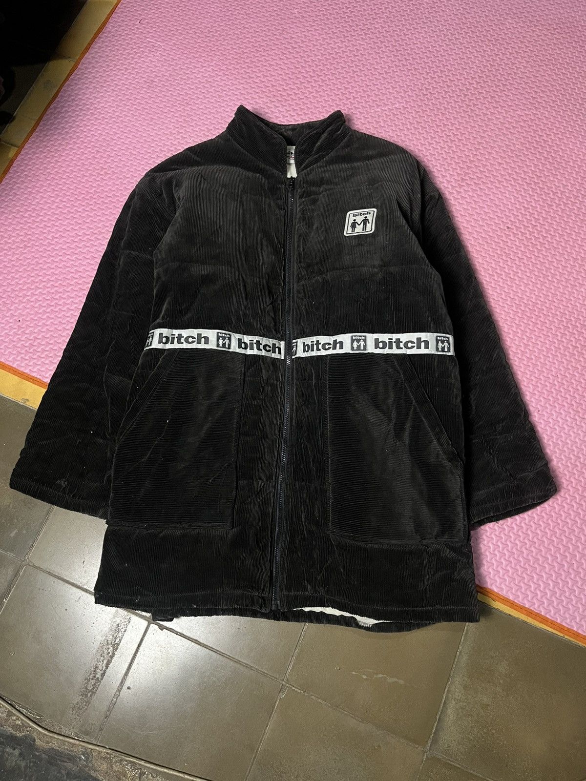 90s - Bitch Skateboard Corduray jacket