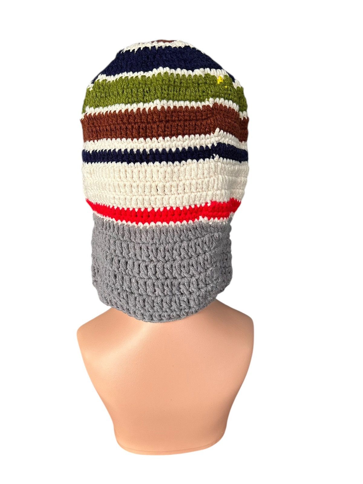 Japanese Brand × Kapital × Vintage Rare Crochet Knitted Handmade Balaclava Masked Size ONE SIZE - 6 Thumbnail